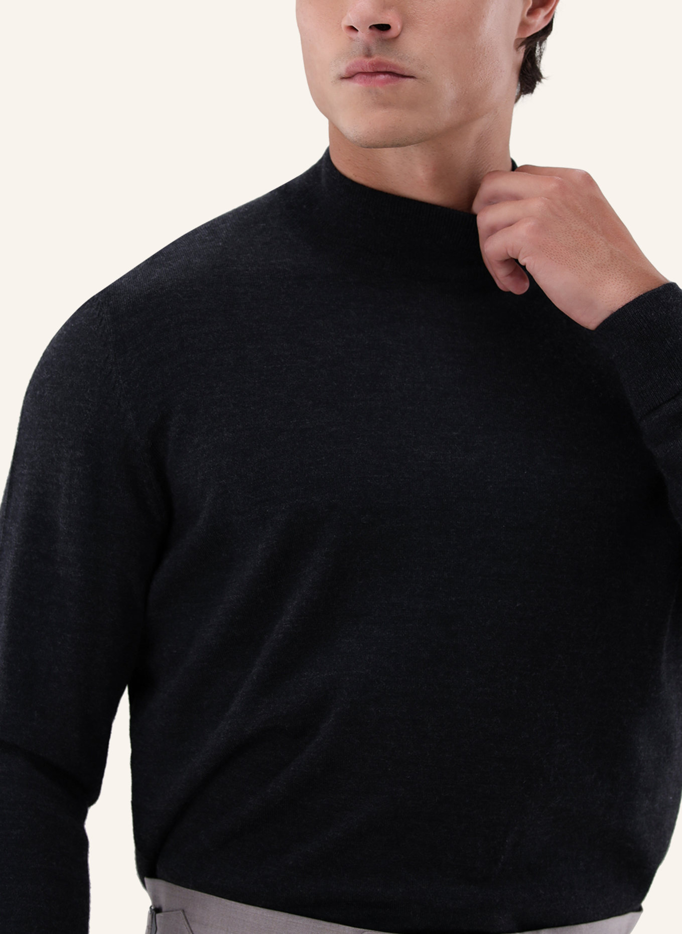 van Laack Pullover: DUNKELGRAU