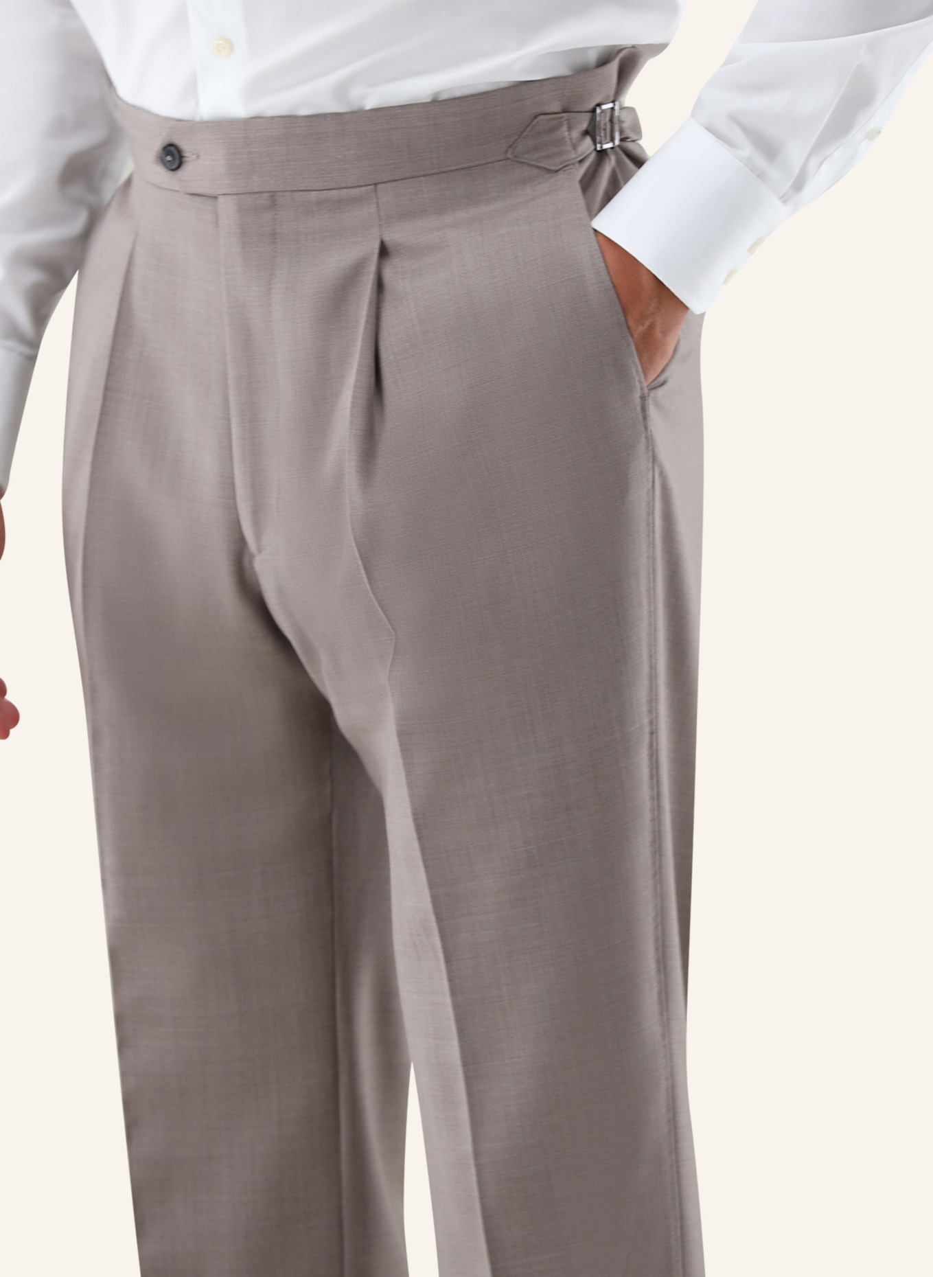 van Laack Hose: BEIGE/ BRAUN