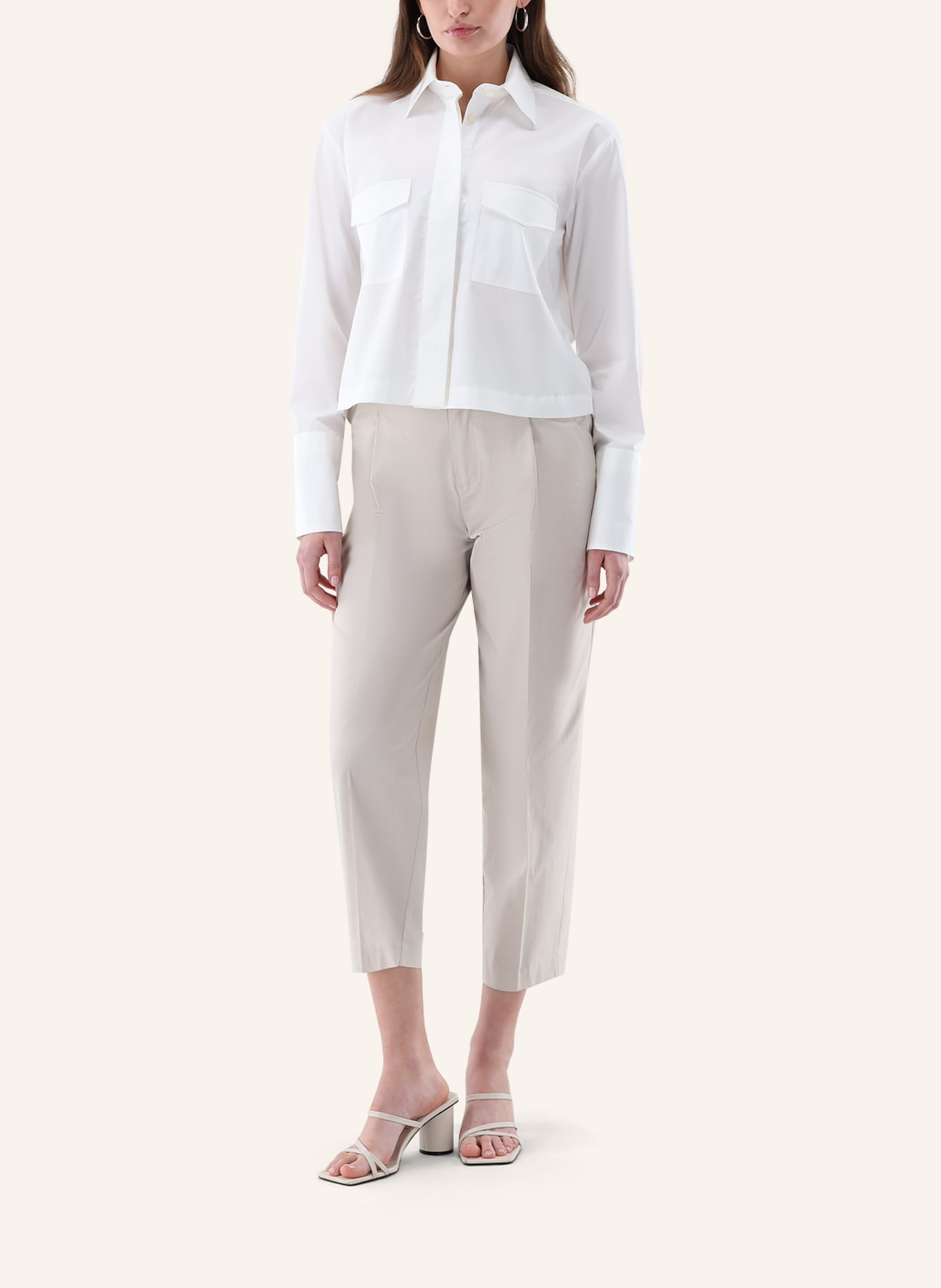 van Laack Bluse Modern Fit: WEISS