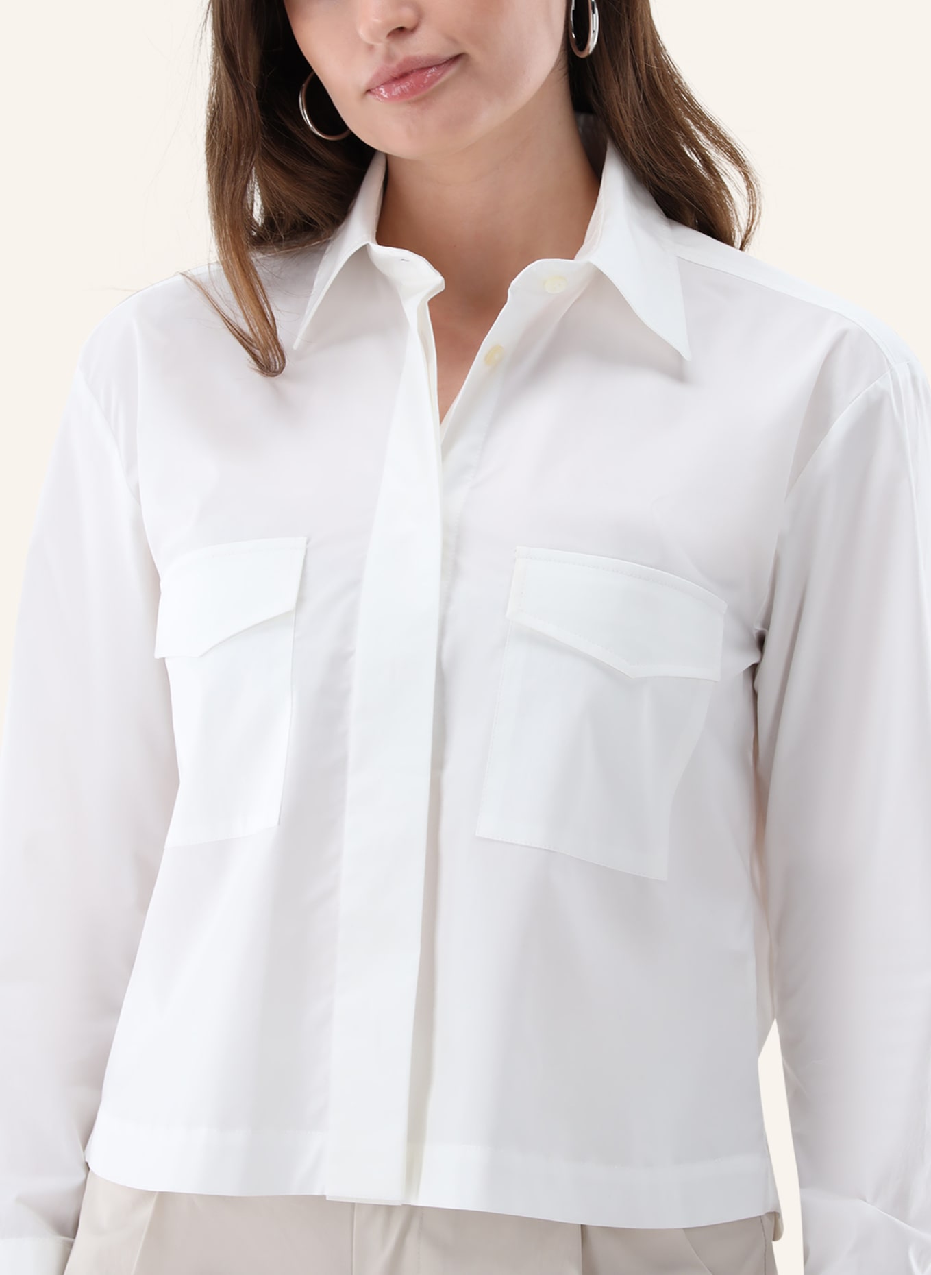van Laack Bluse Modern Fit: WEISS