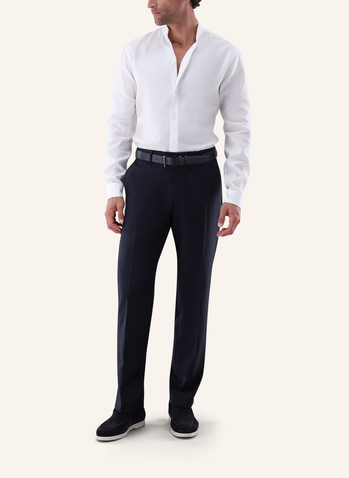 van Laack Hemd Slim Fit: WEISS