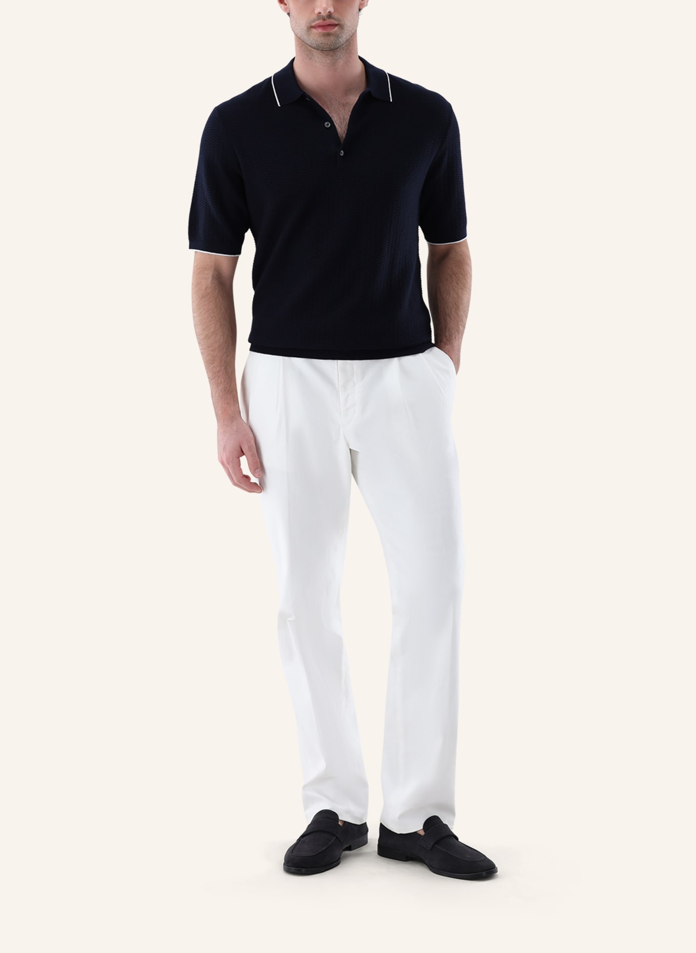 van Laack Poloshirt: BLAU