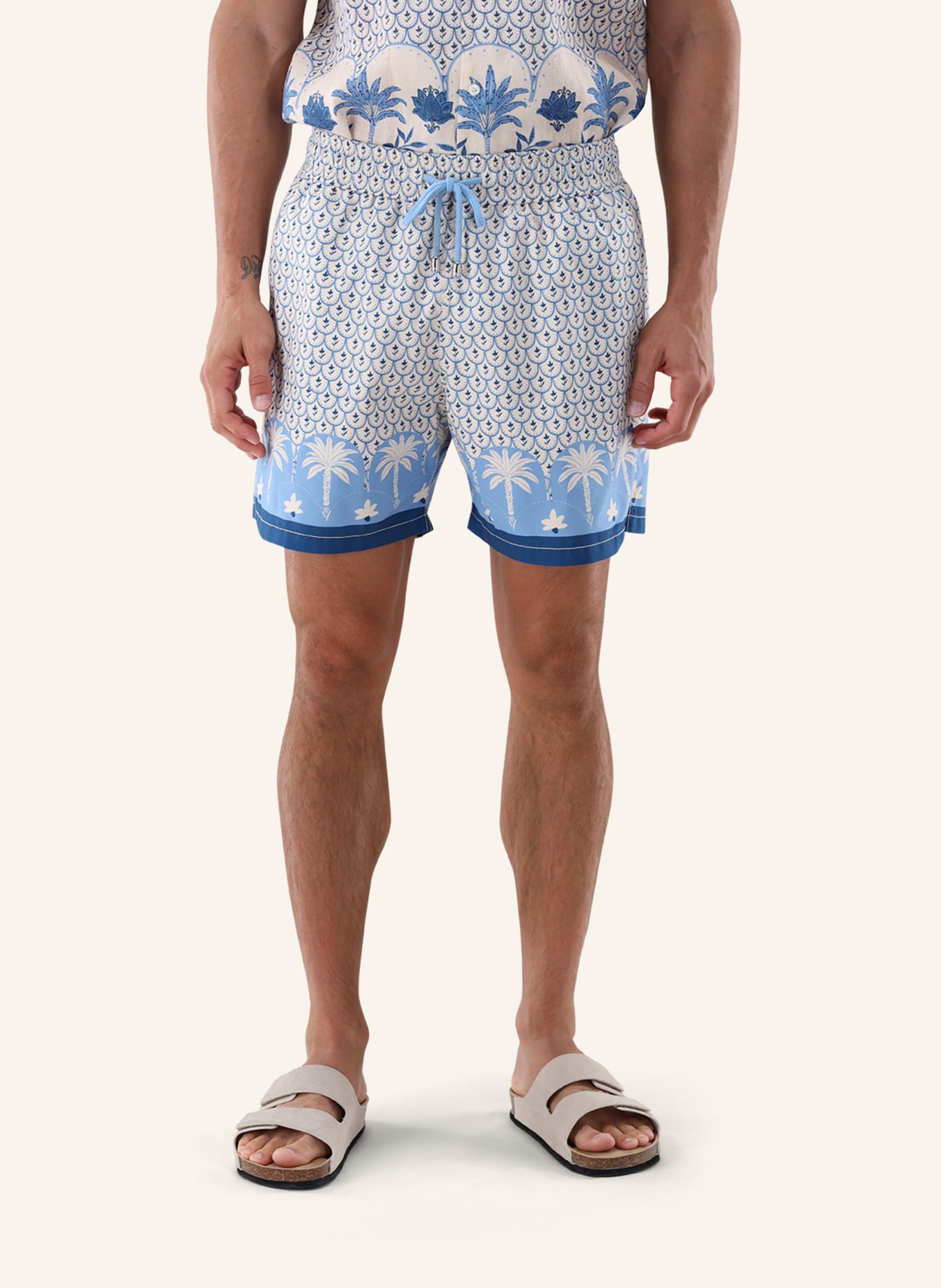 van Laack Badehose: HELLBLAU
