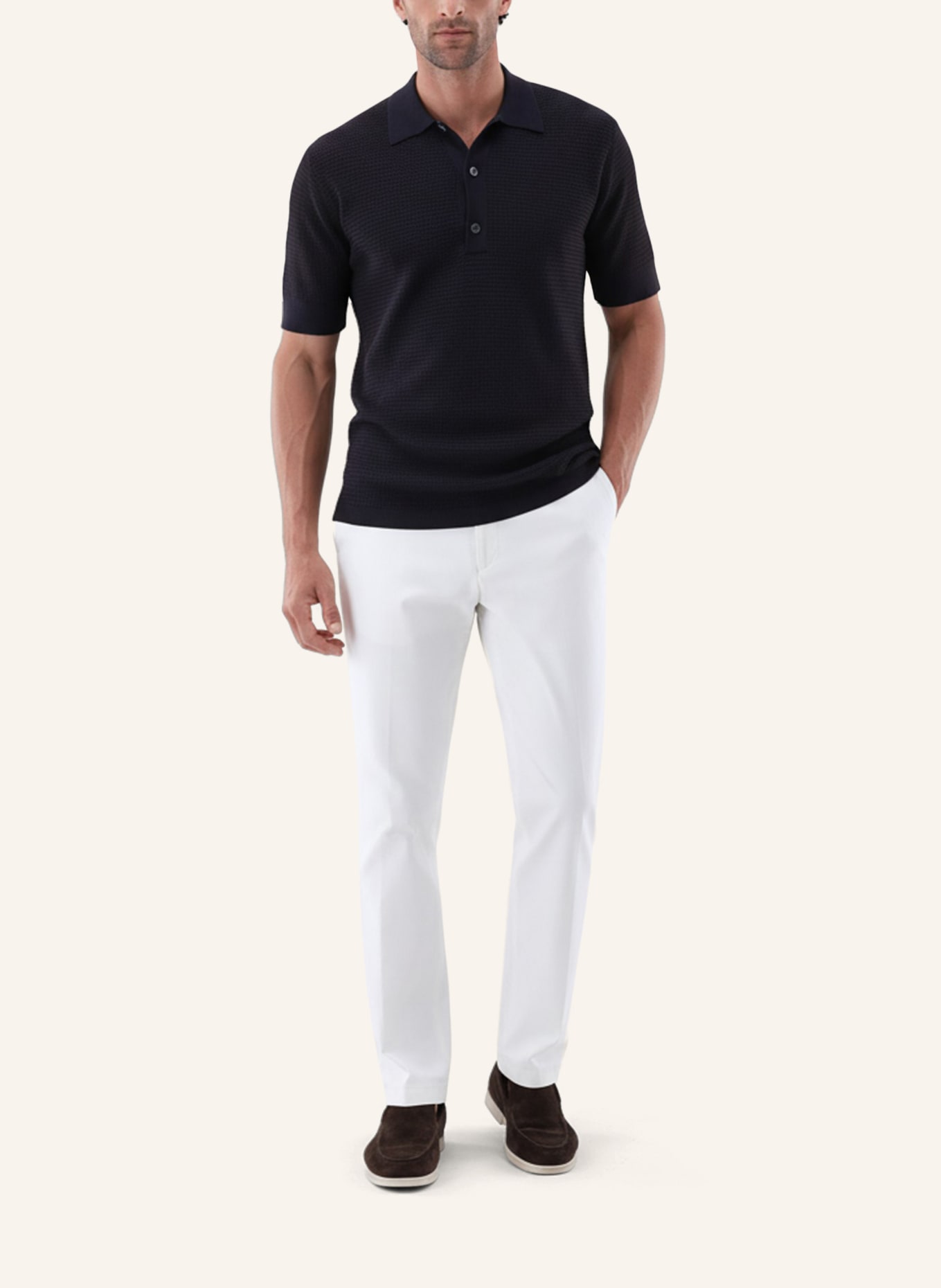 van Laack Poloshirt: BLAU