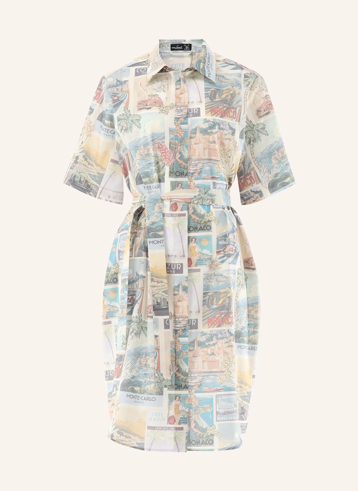van Laack Kleid Modern Fit: WEISS