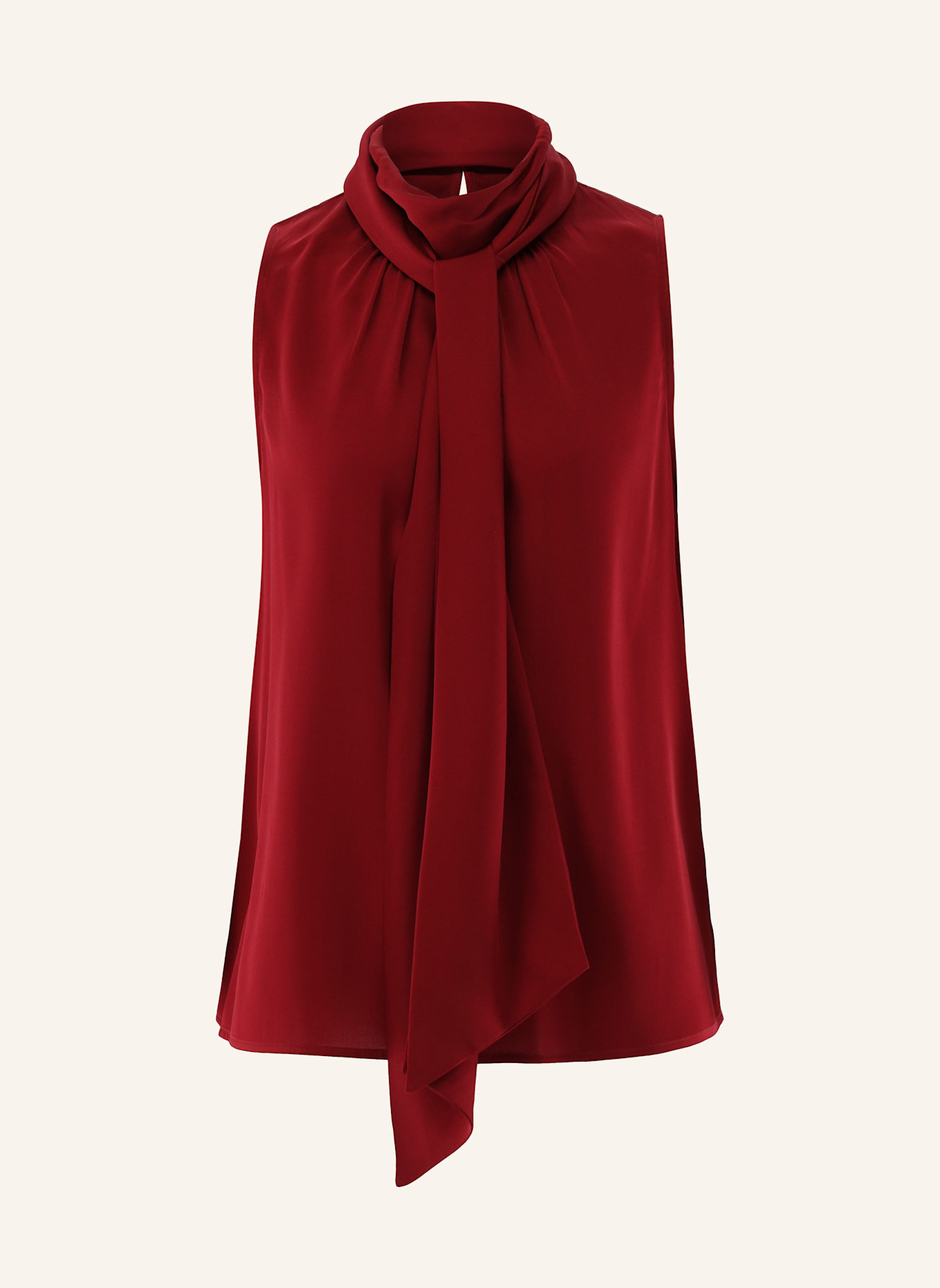 van Laack Blouse met moderne pasvorm: ROOD