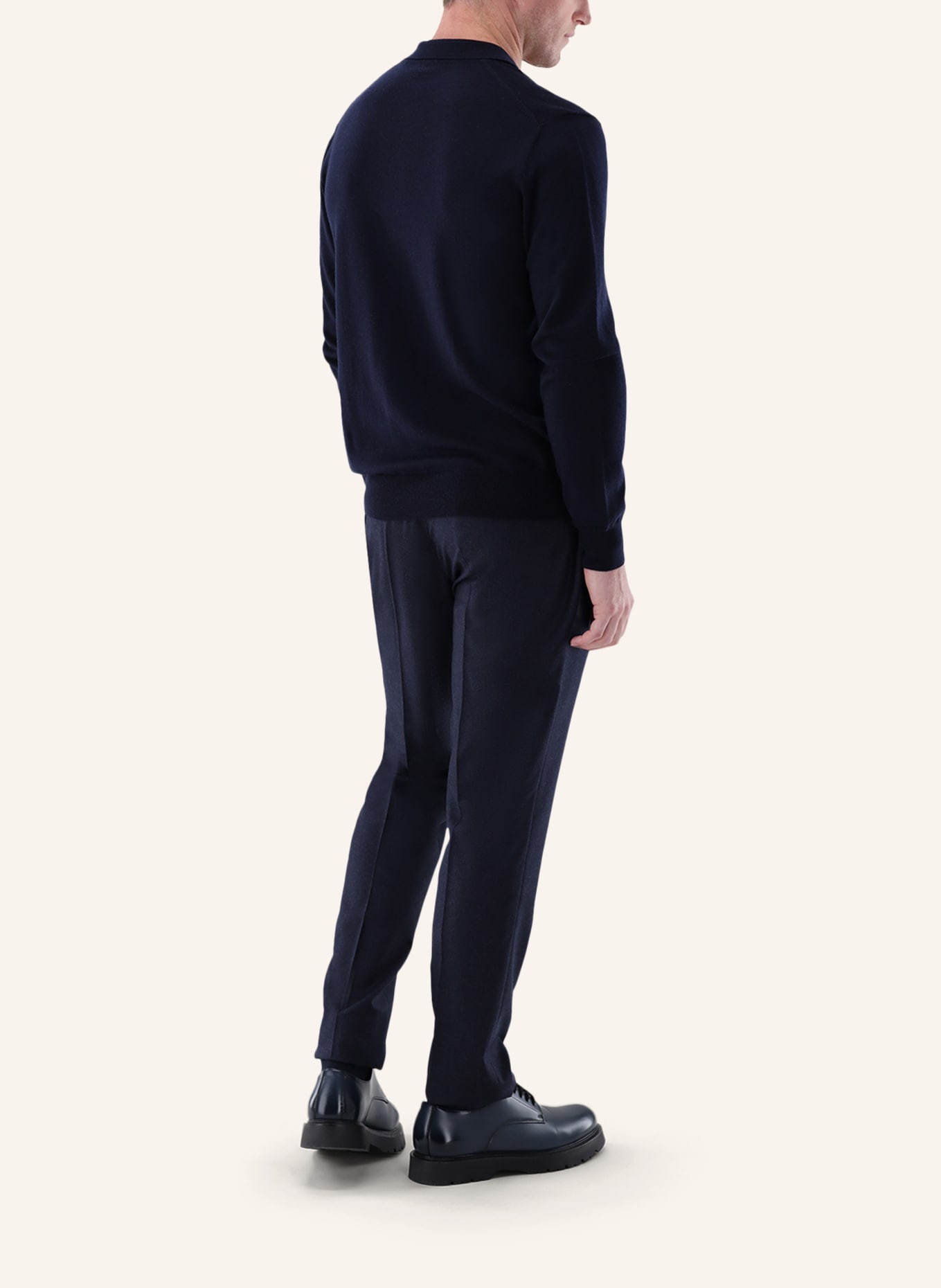 van Laack Trui: DONKERBLAUW