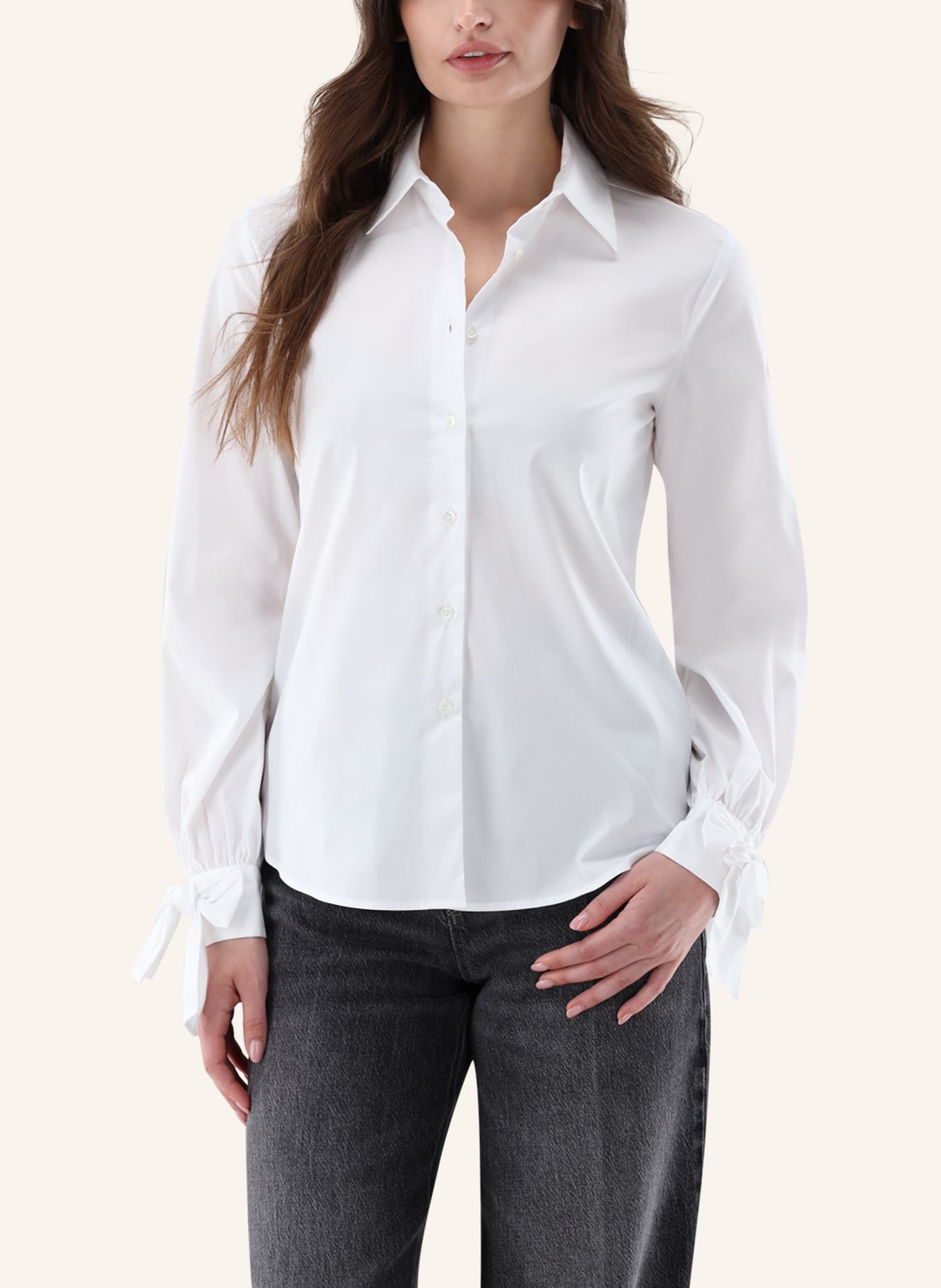 van Laack Blouse Modern Fit: WIT