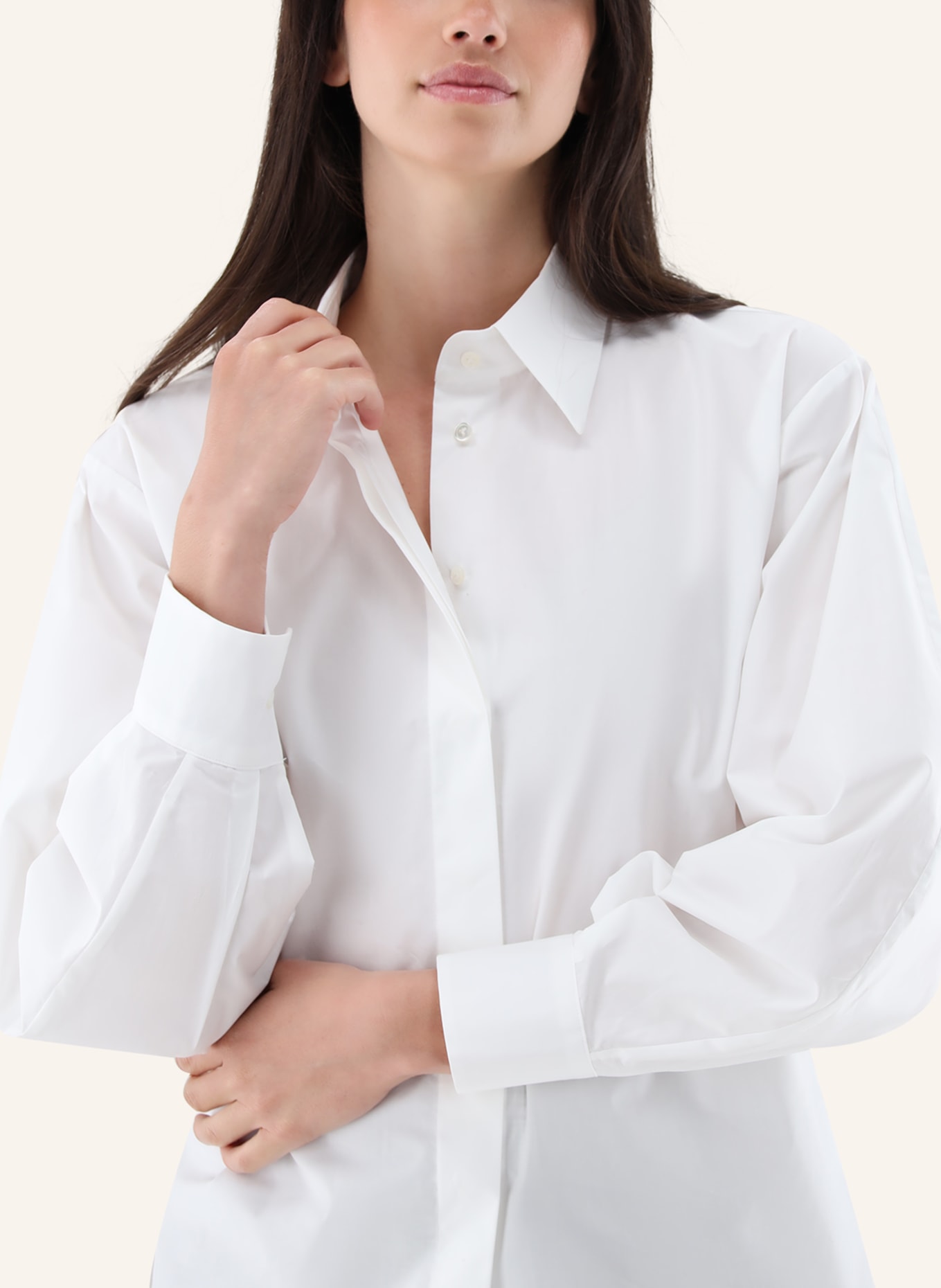 van Laack Bluse Modern Fit: WEISS