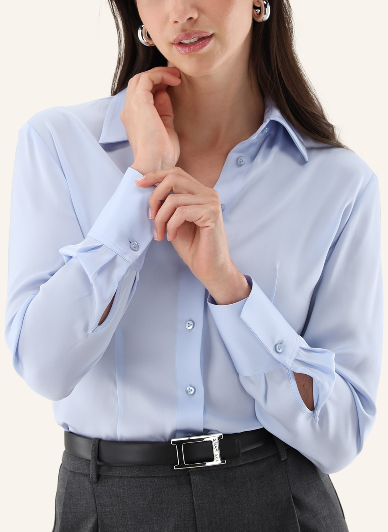van Laack Bluse Modern Fit: BLAU