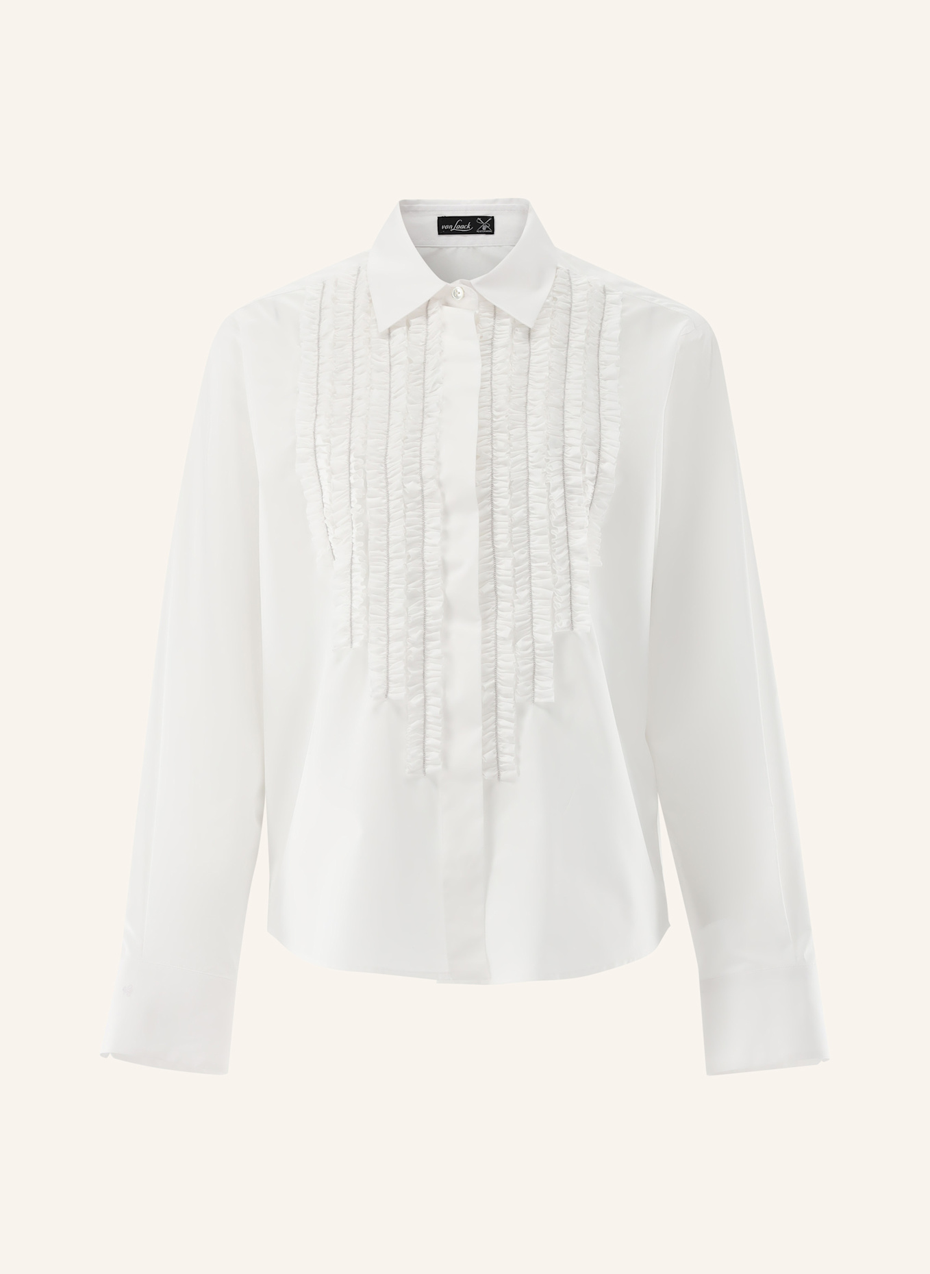van Laack Bluse Modern Fit: WEISS