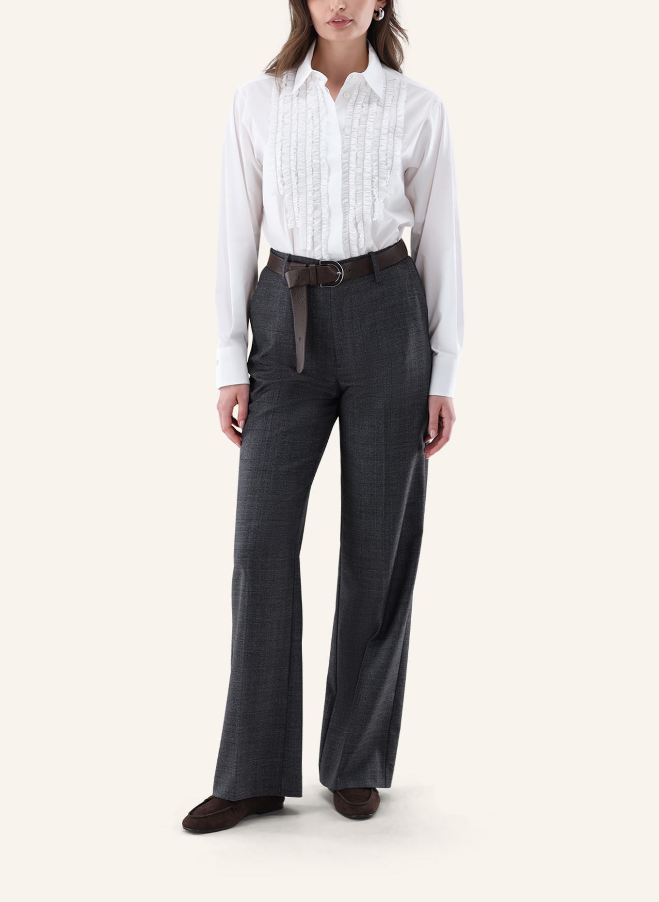 van Laack Bluse Modern Fit: WEISS