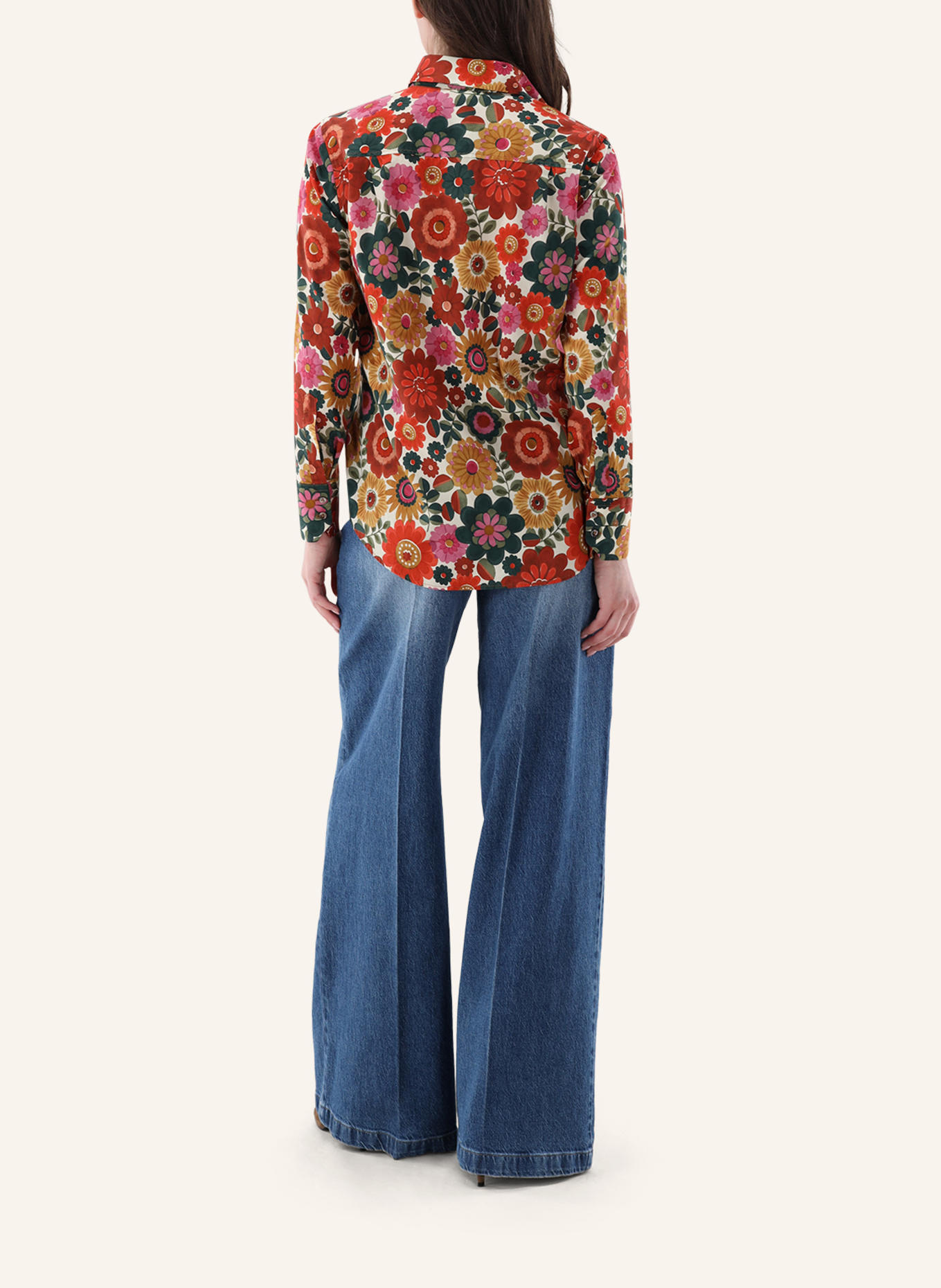 van Laack Bluse Modern Fit: ROT