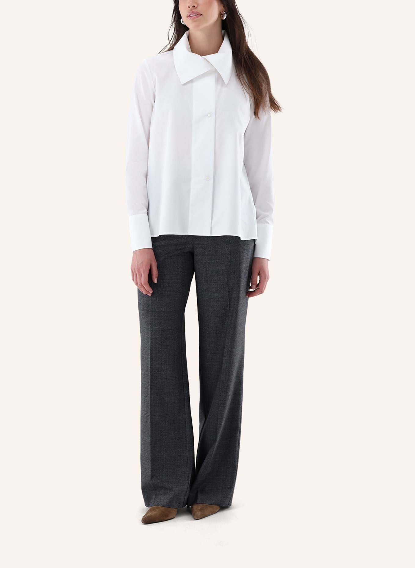van Laack Bluse Modern Fit: WEISS