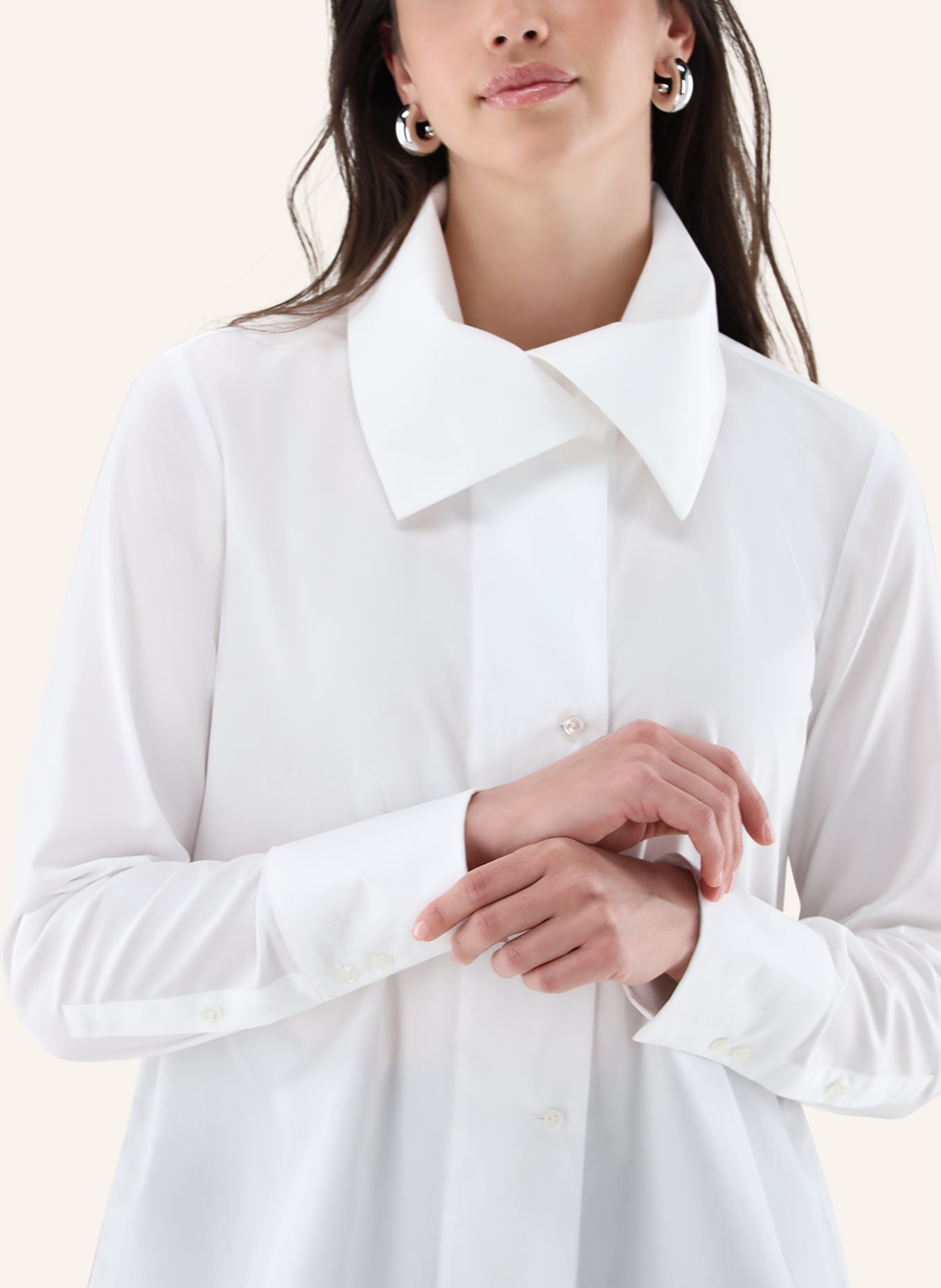 van Laack Bluse Modern Fit: WEISS