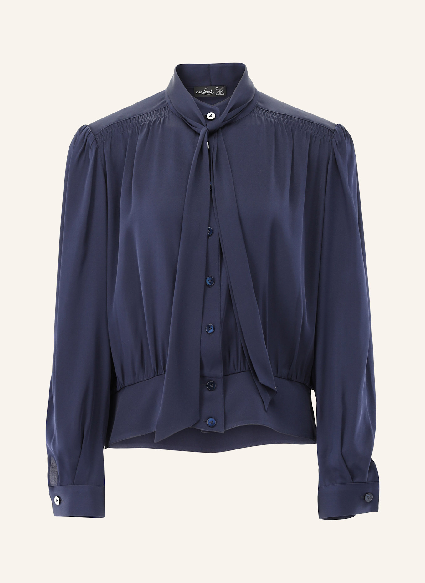 van Laack Bluse Modern Fit: DUNKELBLAU