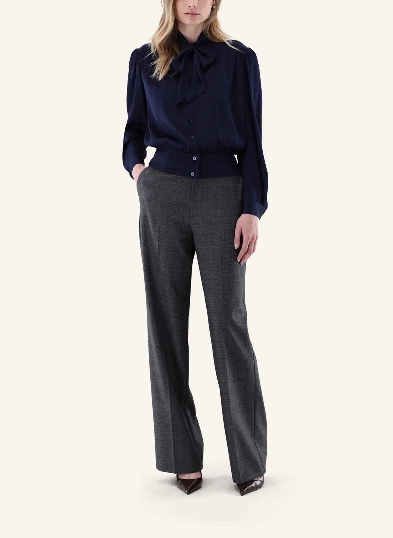 van Laack Bluse Modern Fit: DUNKELBLAU