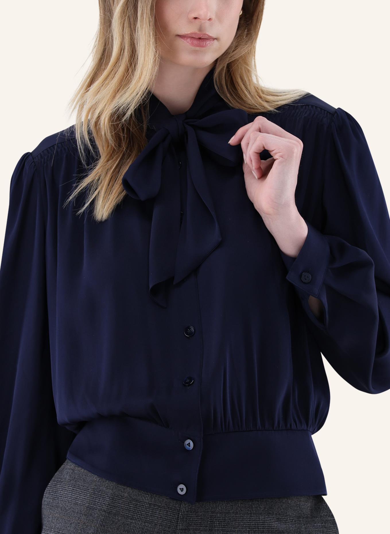 van Laack Bluse Modern Fit: DUNKELBLAU