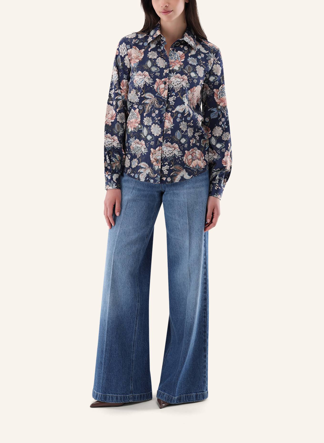 van Laack Bluse Modern Fit: BLAU