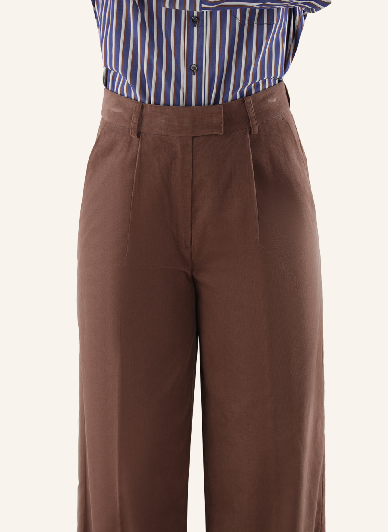 van Laack Modern Fit Pants: BEIGE/ BROWN