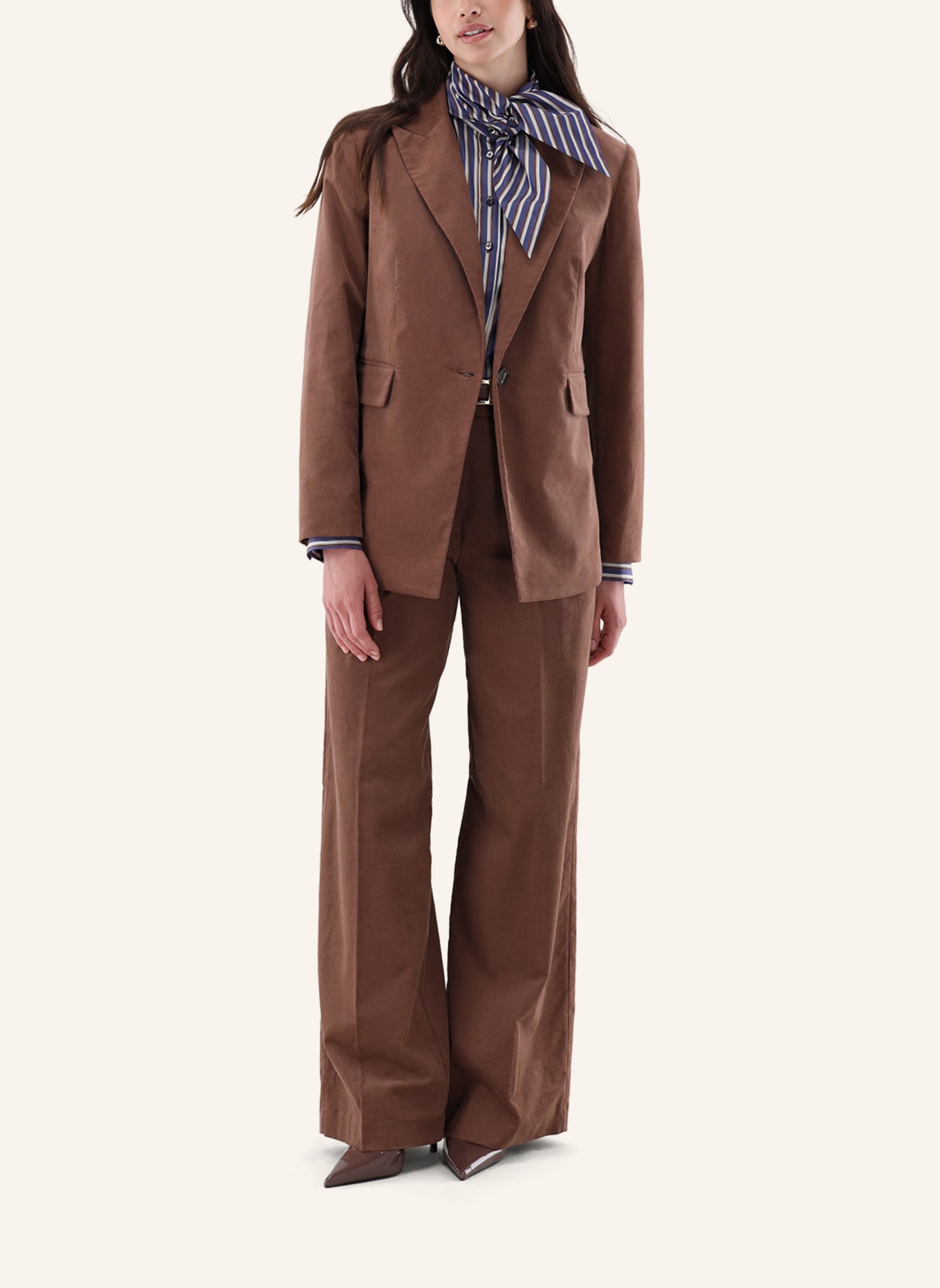 van Laack Jas Modern Fit: BEIGE/ BRUIN