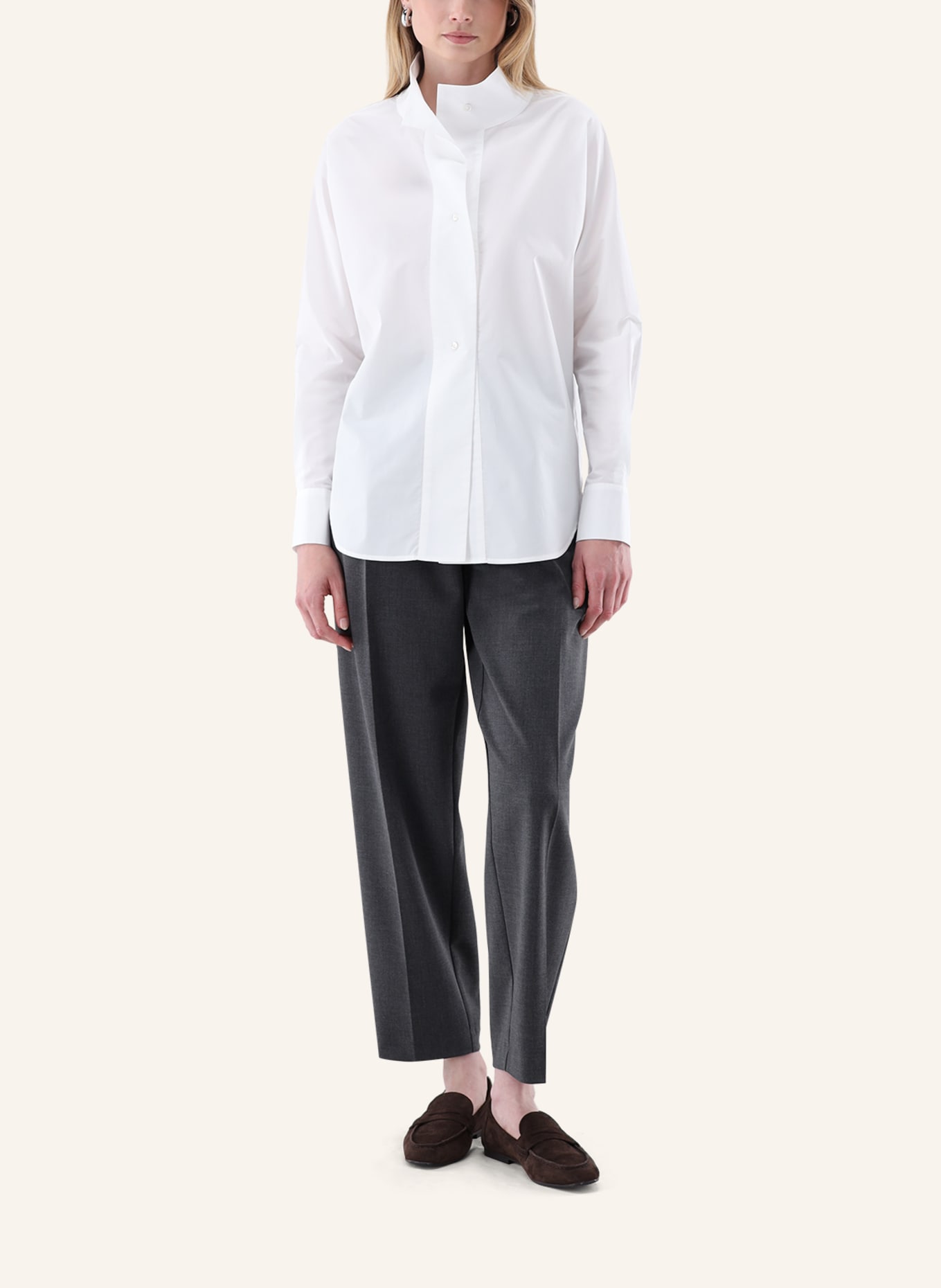 van Laack Bluse Modern Fit: WEISS