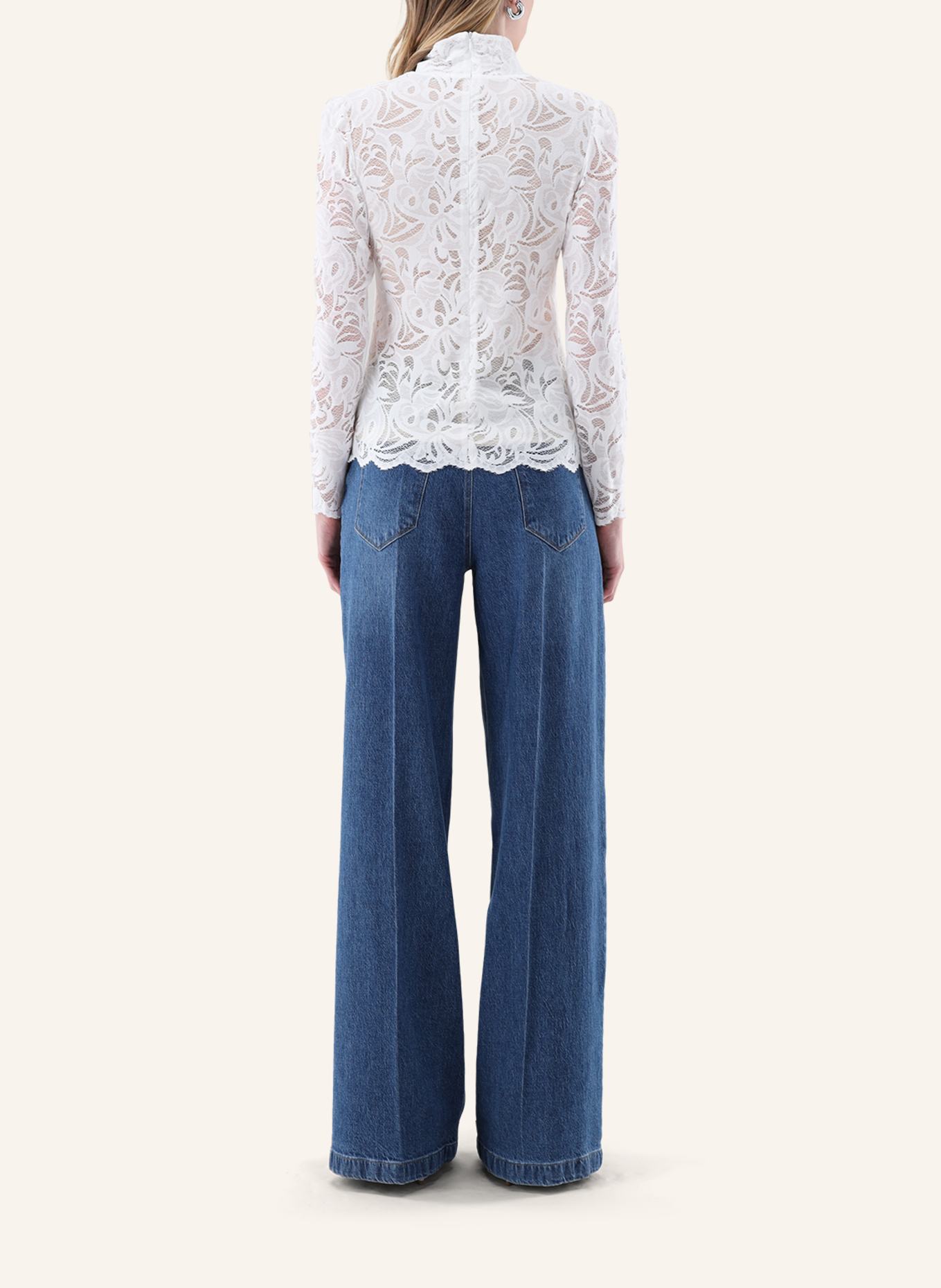 van Laack Bluse Modern Fit: BEIGE