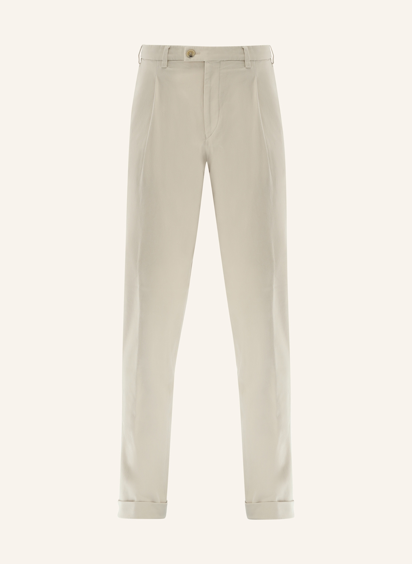 van Laack Slim-Fit Pants: BEIGE/ BROWN