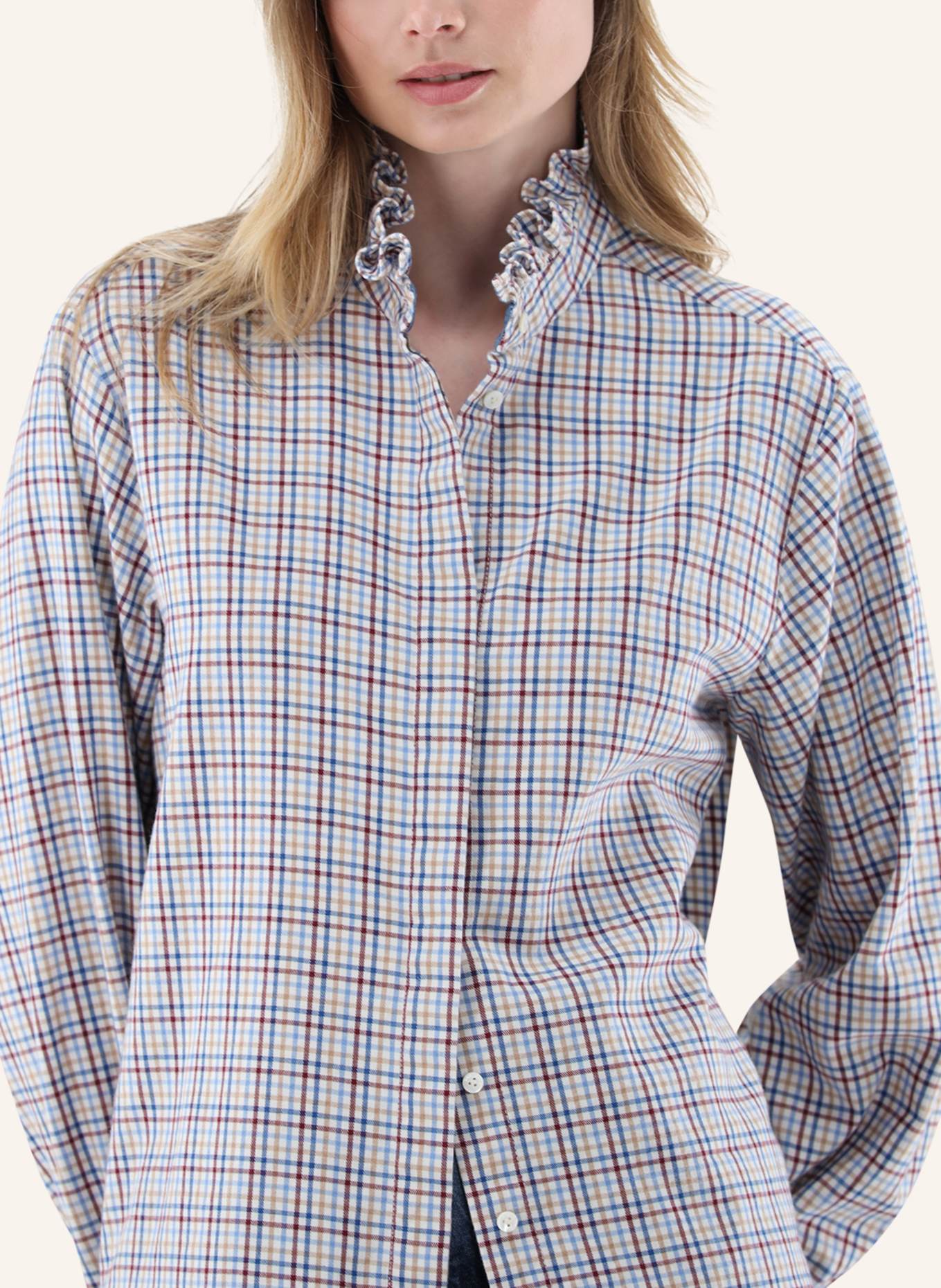 van Laack Bluse Modern Fit: ROT
