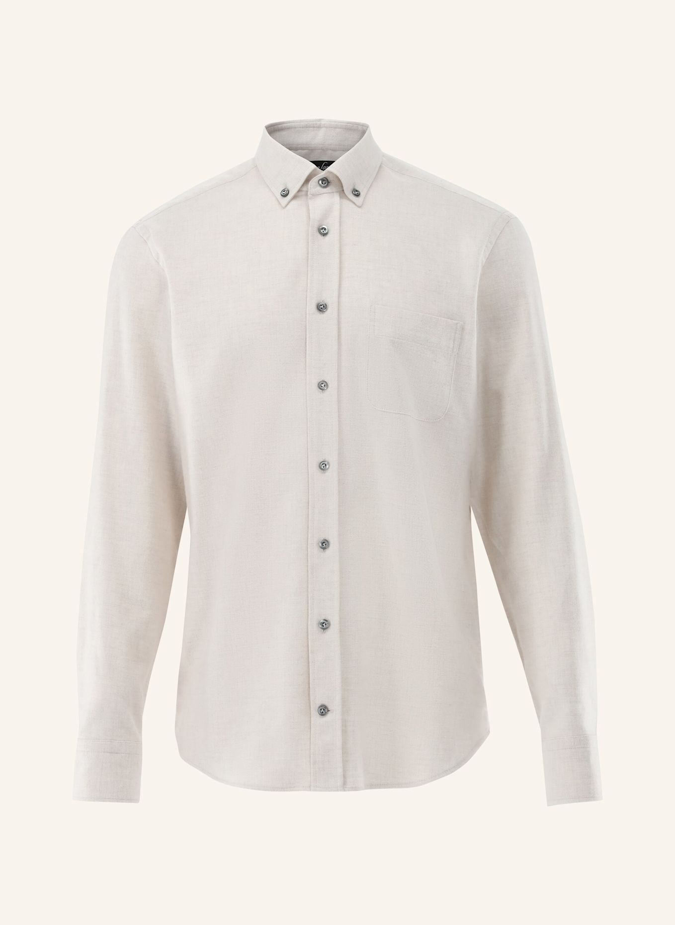 van Laack Overhemd Tailor Fit: BEIGE / BRUIN