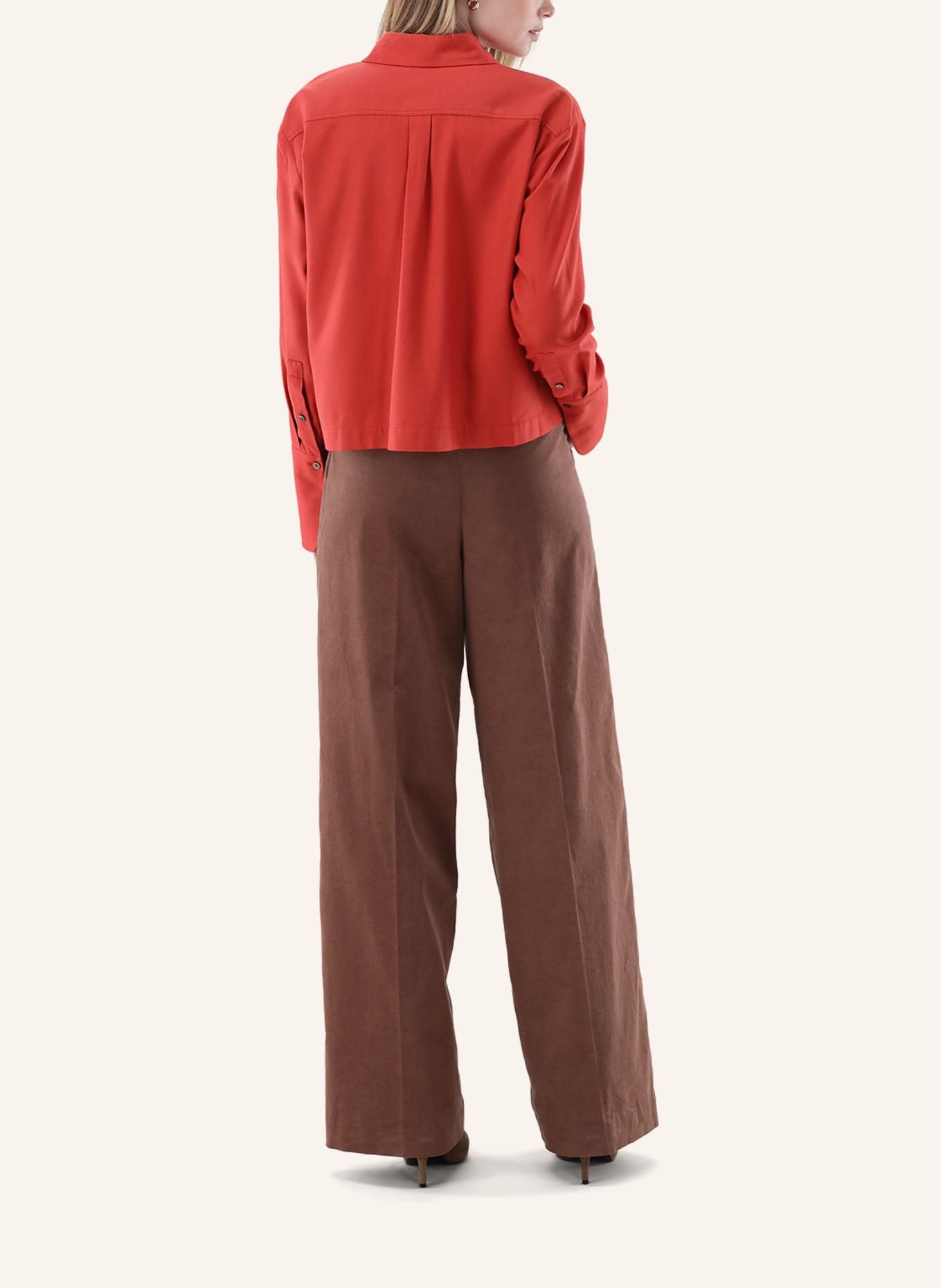 van Laack Bluse Modern Fit: ORANGE