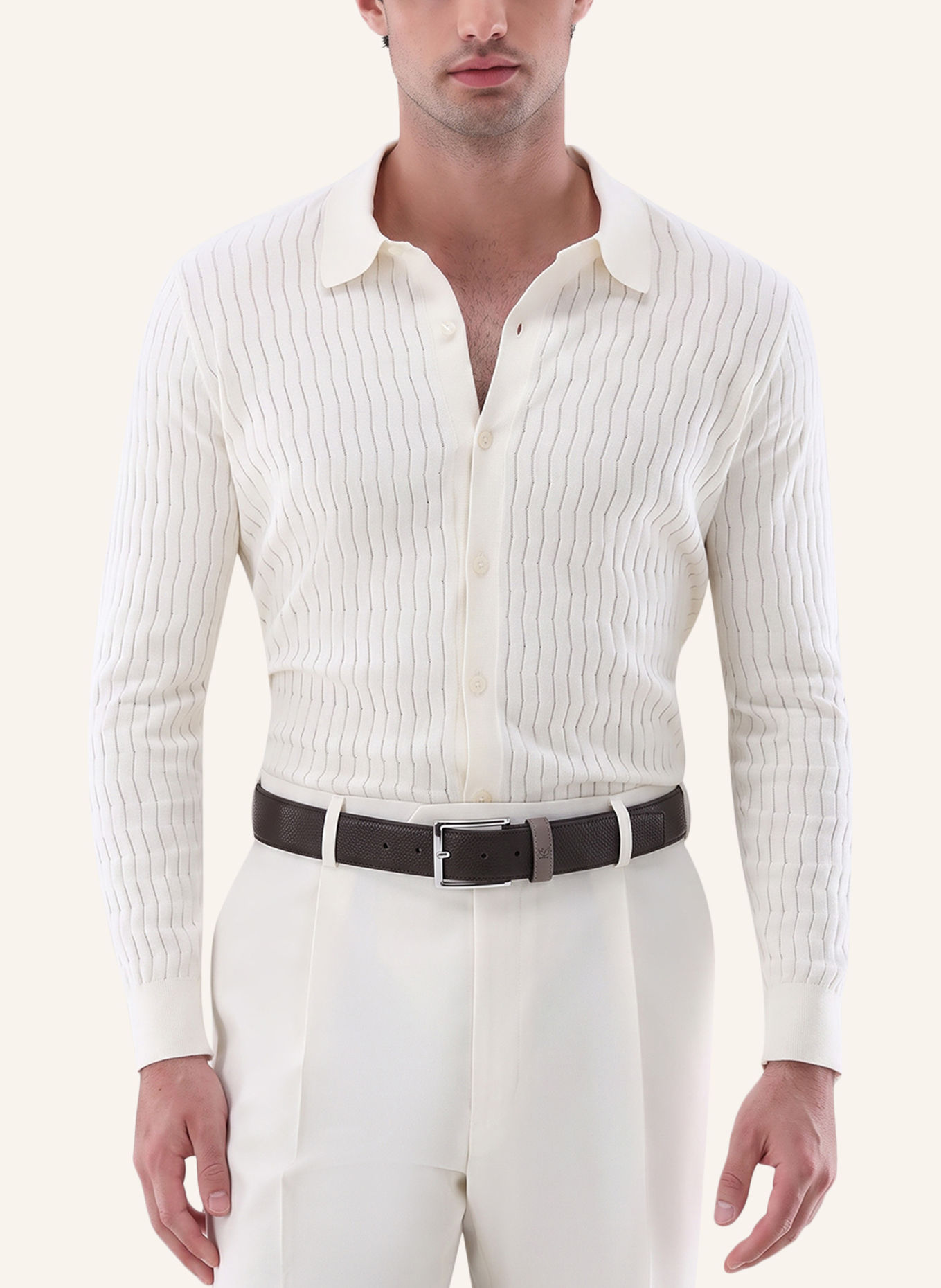 van Laack Gürtel: BEIGE / BRAUN