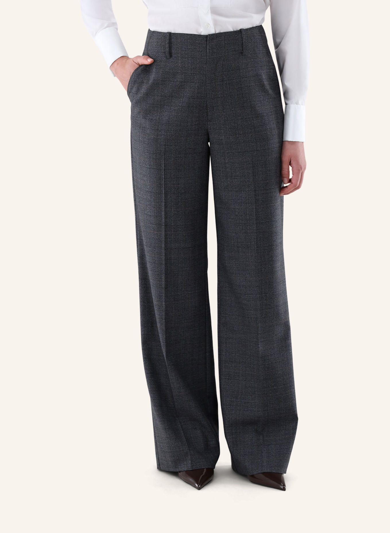 van Laack Hose Modern Fit: GRAU
