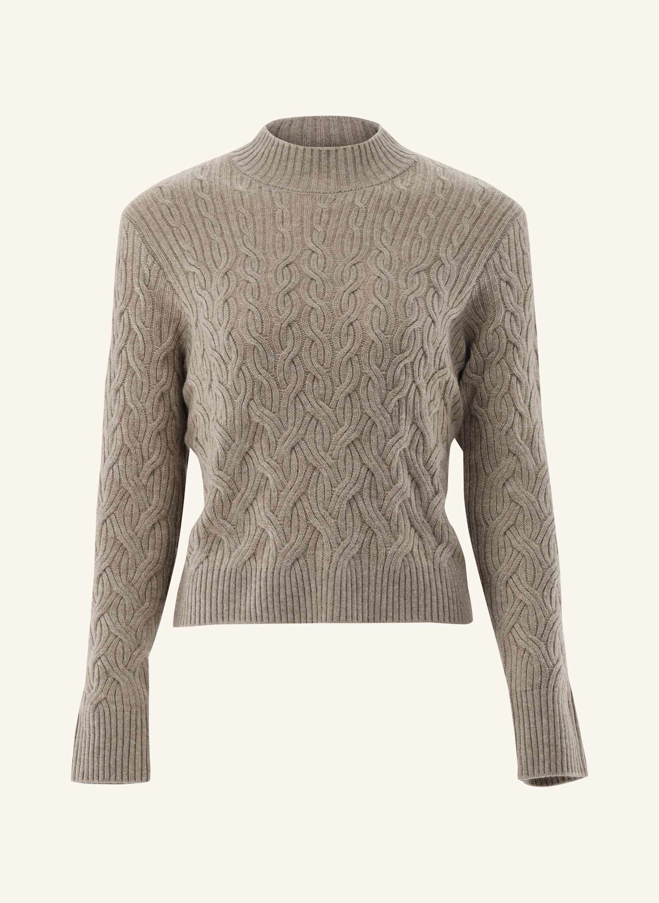 van Laack Pullover: BEIGE / BRAUN