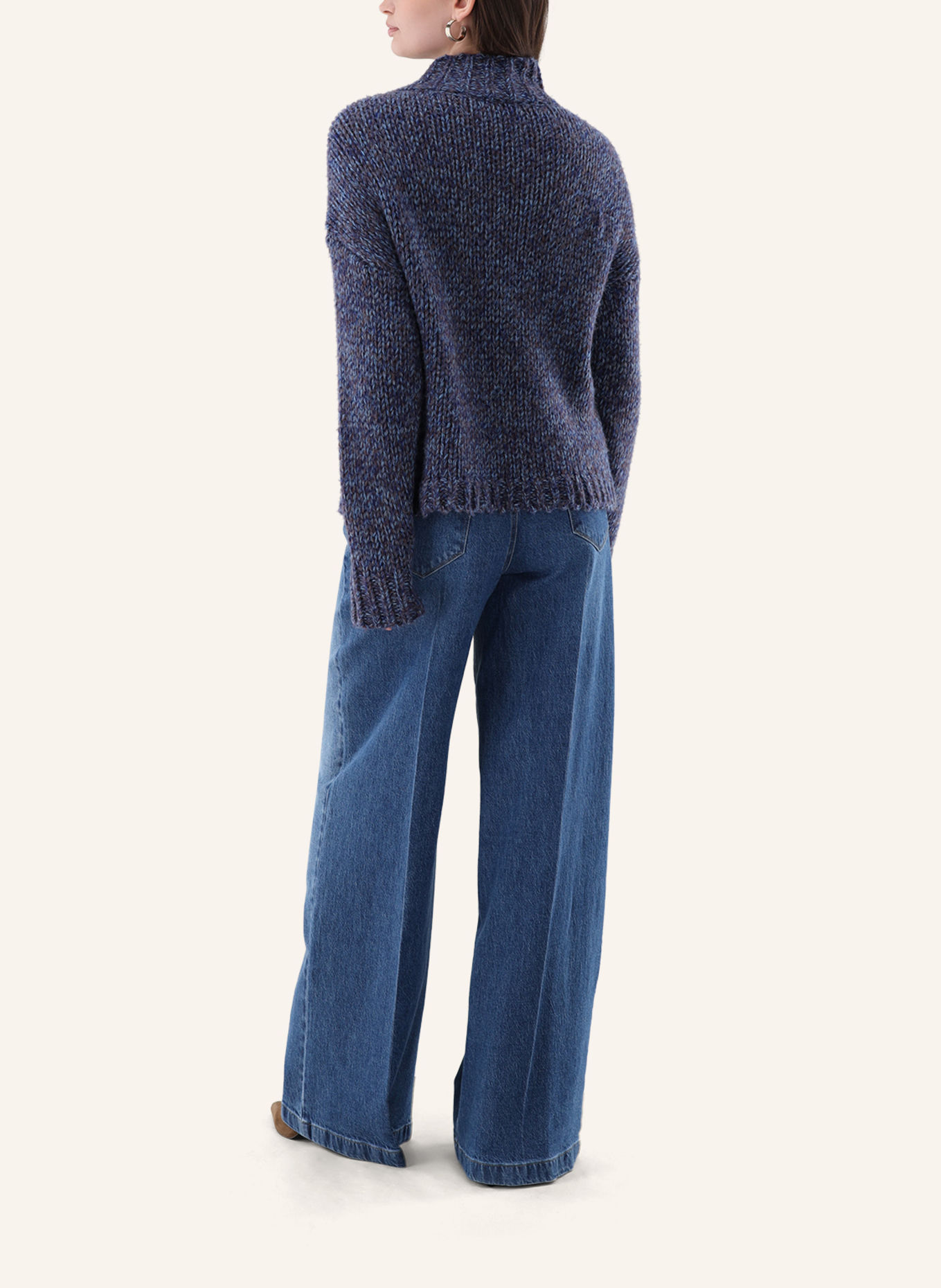van Laack Trui: DONKERBLAUW