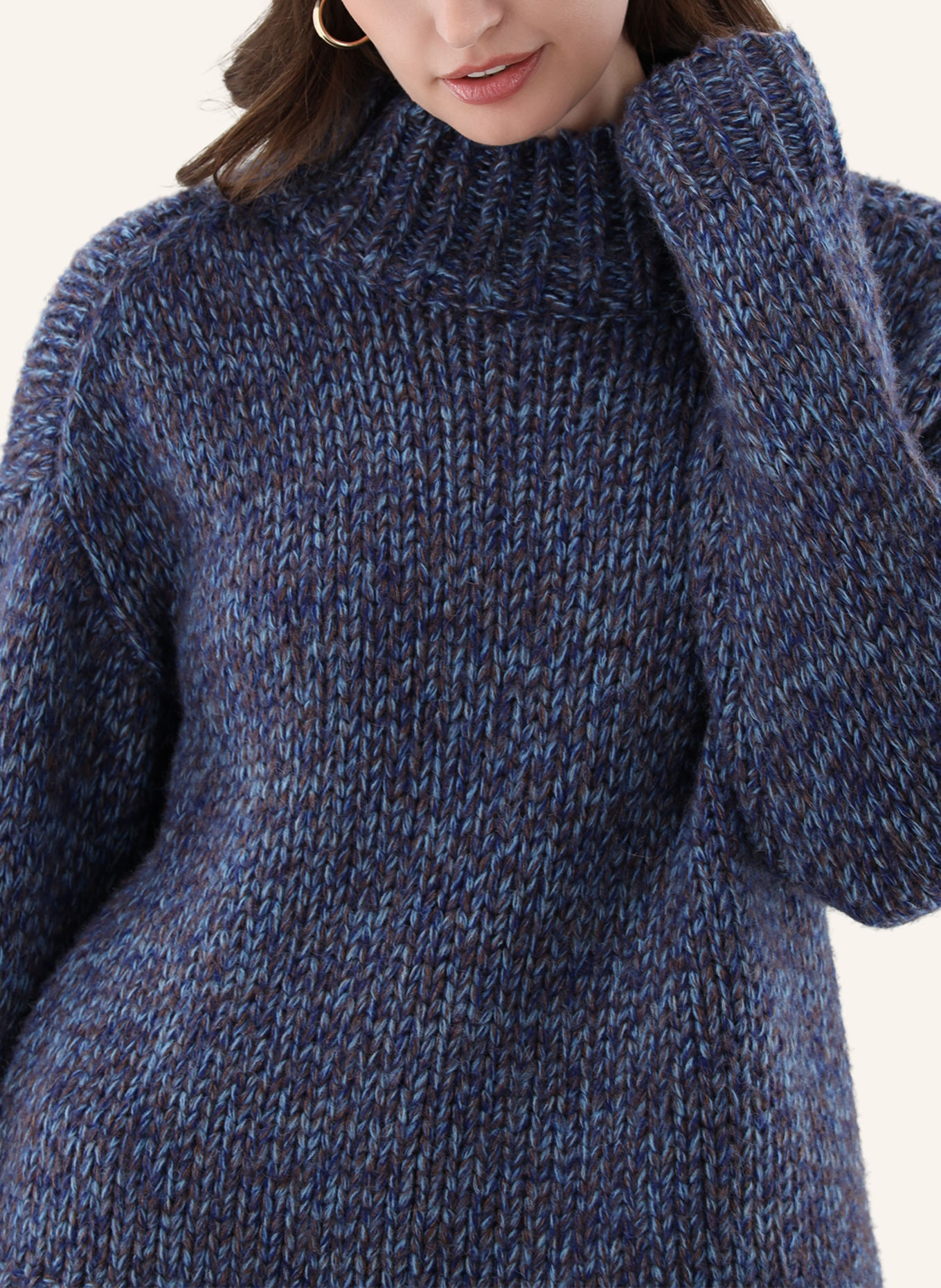van Laack Trui: DONKERBLAUW