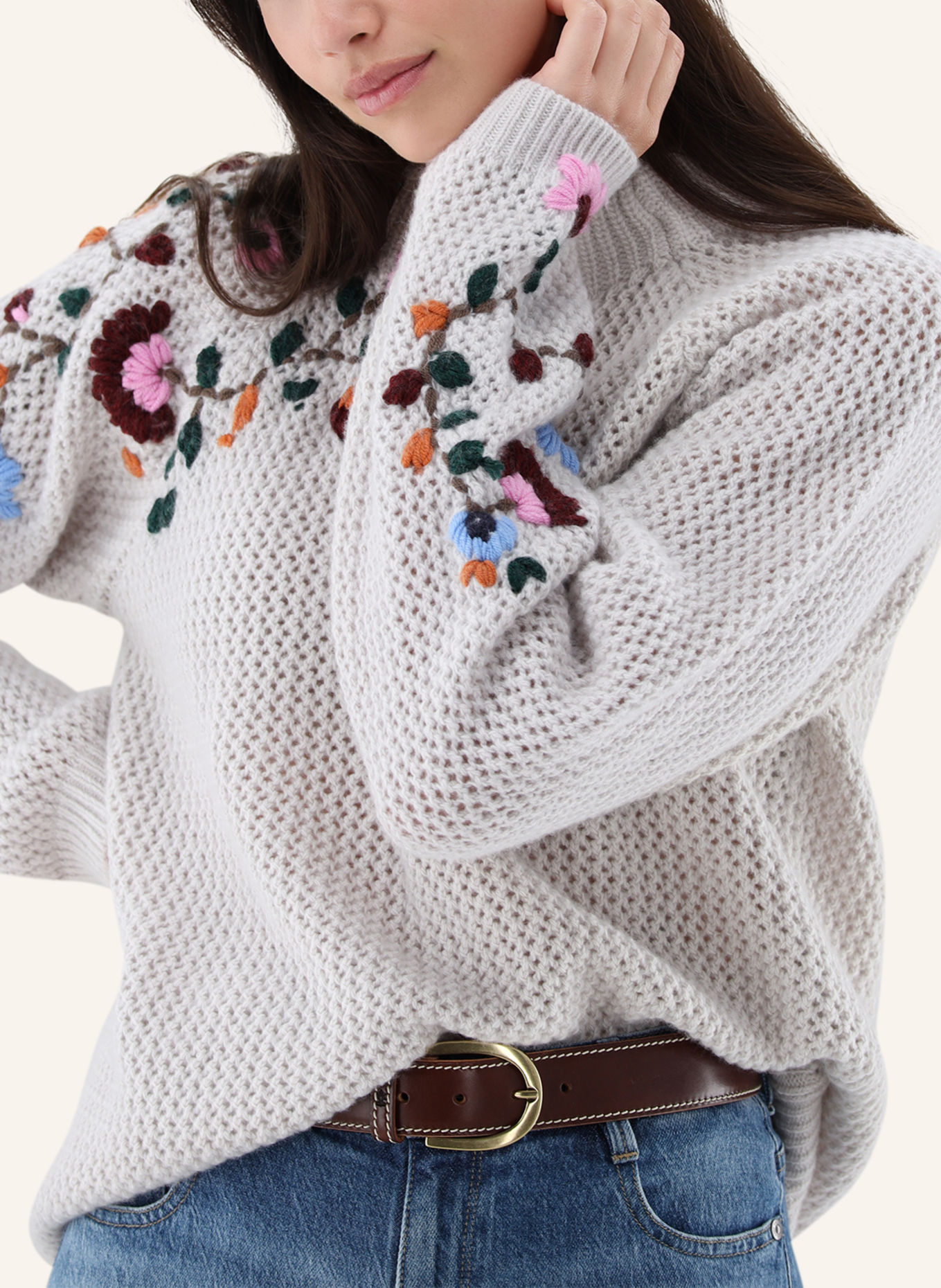 van Laack Pullover: BEIGE