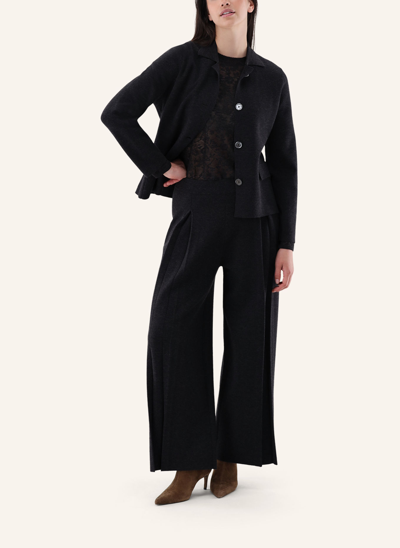 van Laack Vest: DONKERGRIJS