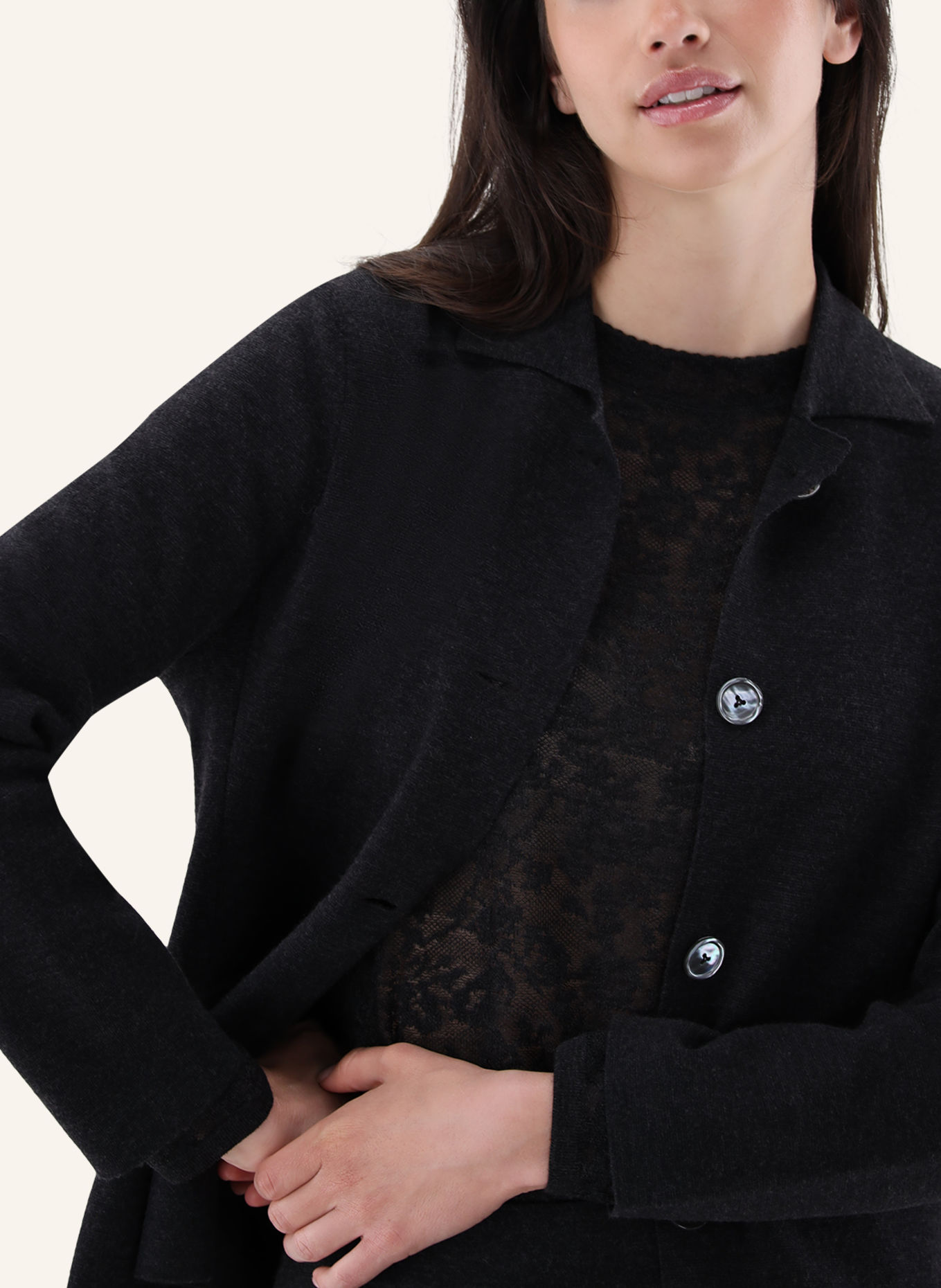 van Laack Vest: DONKERGRIJS
