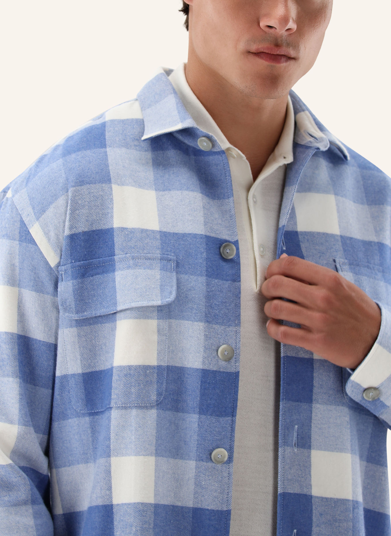 van Laack Hemd Tailor Fit: BLAU