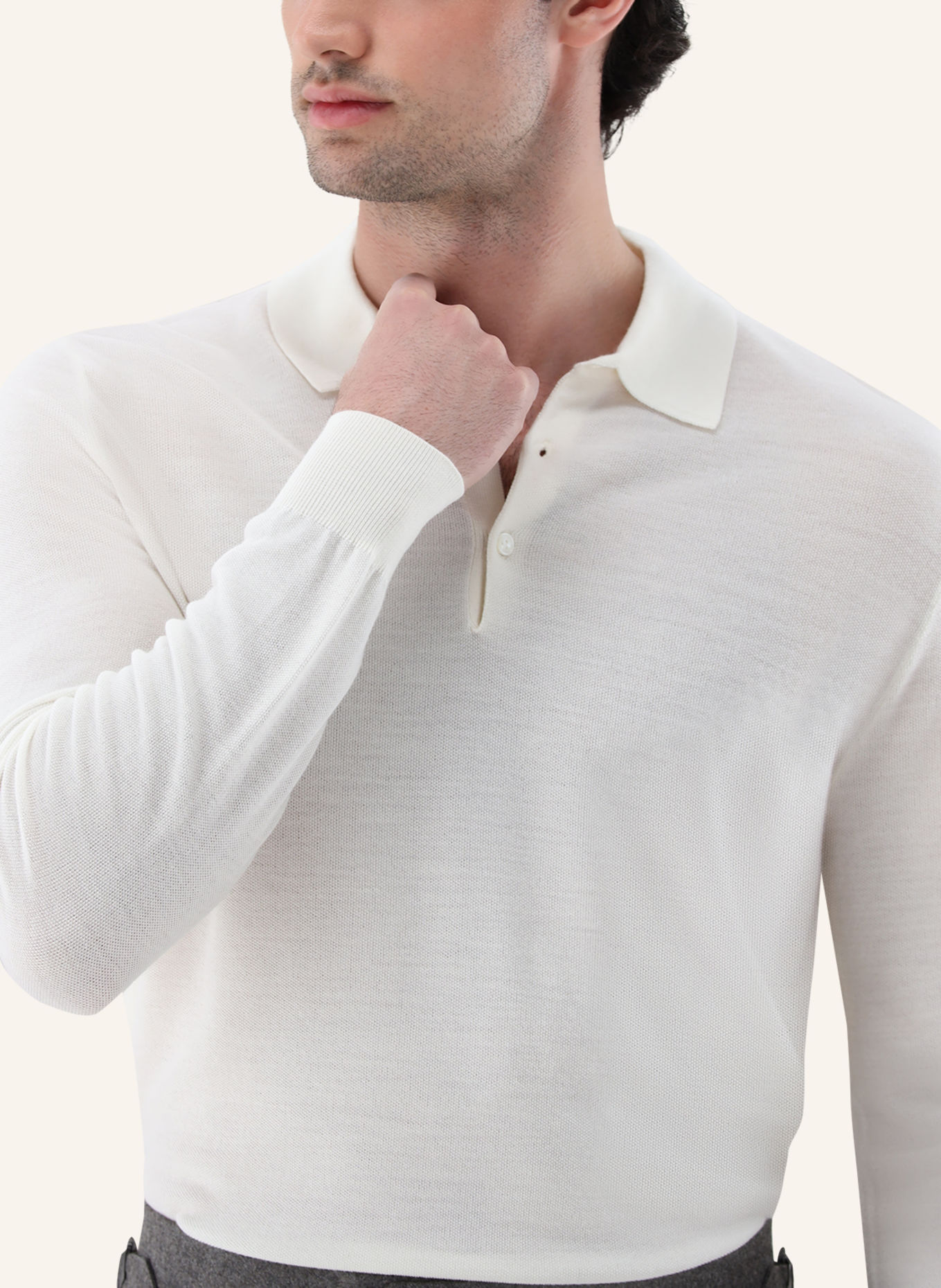 van Laack Trui: BEIGE