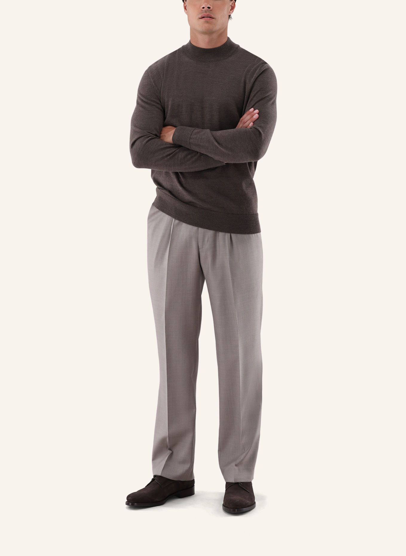 van Laack Trui: BEIGE / BRUIN