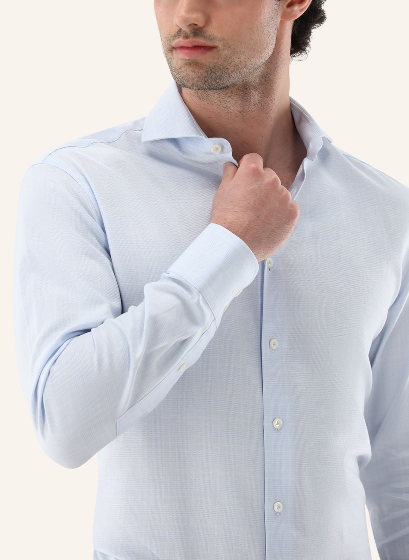 van Laack Hemd Tailor Fit: BLAU