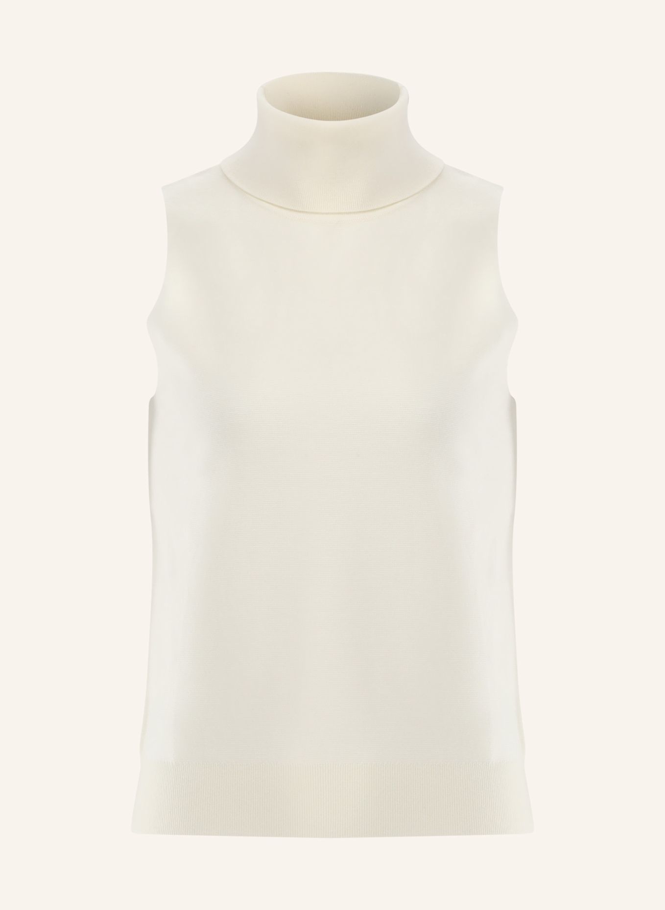 van Laack Gebreide top: BEIGE