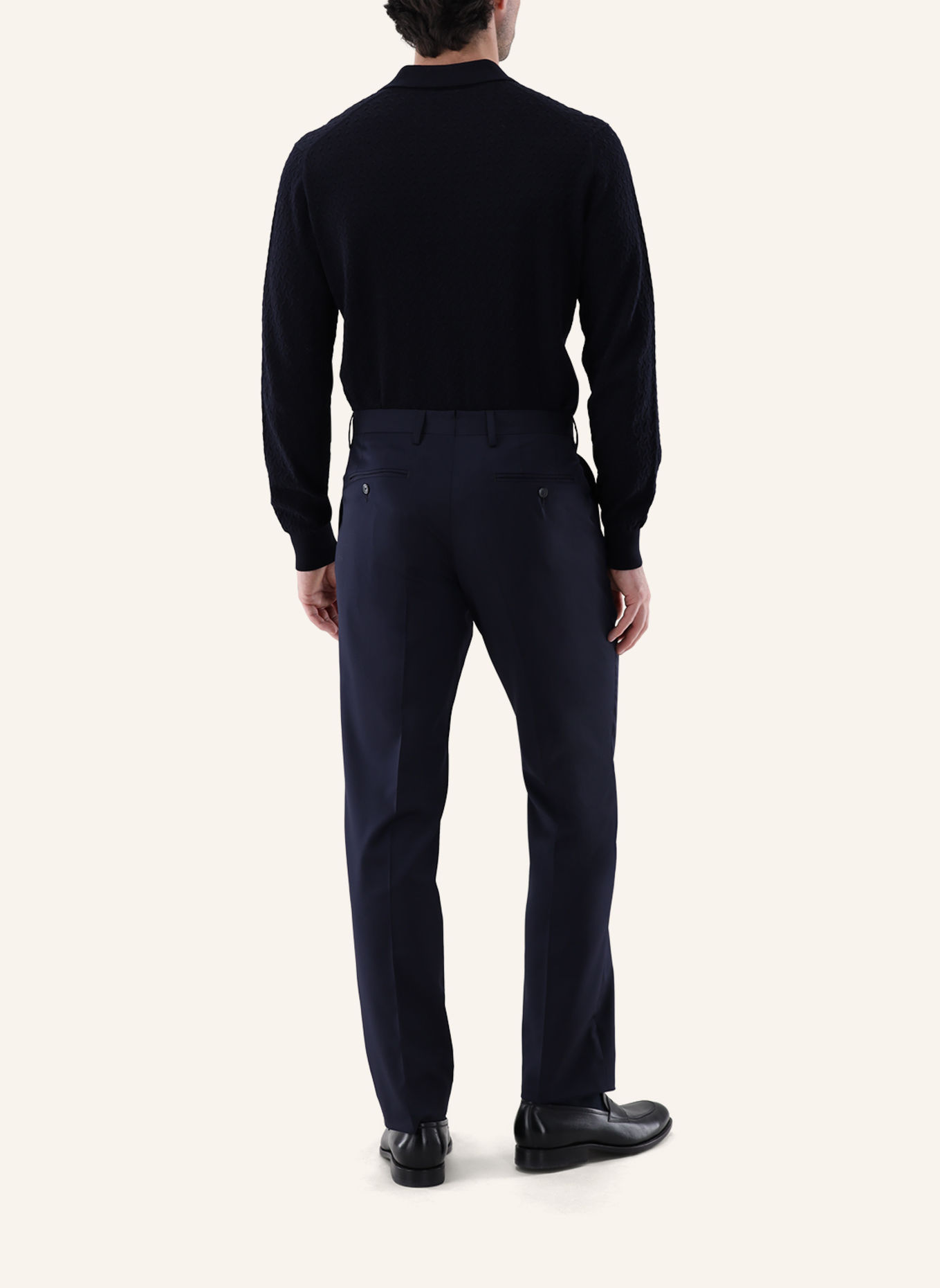 van Laack Trui: DONKERBLAUW