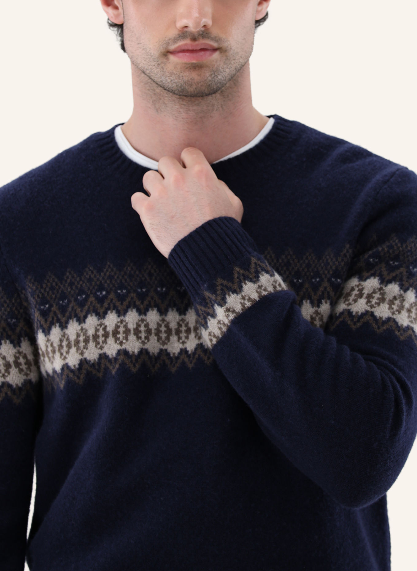 van Laack Pullover: DUNKELBLAU