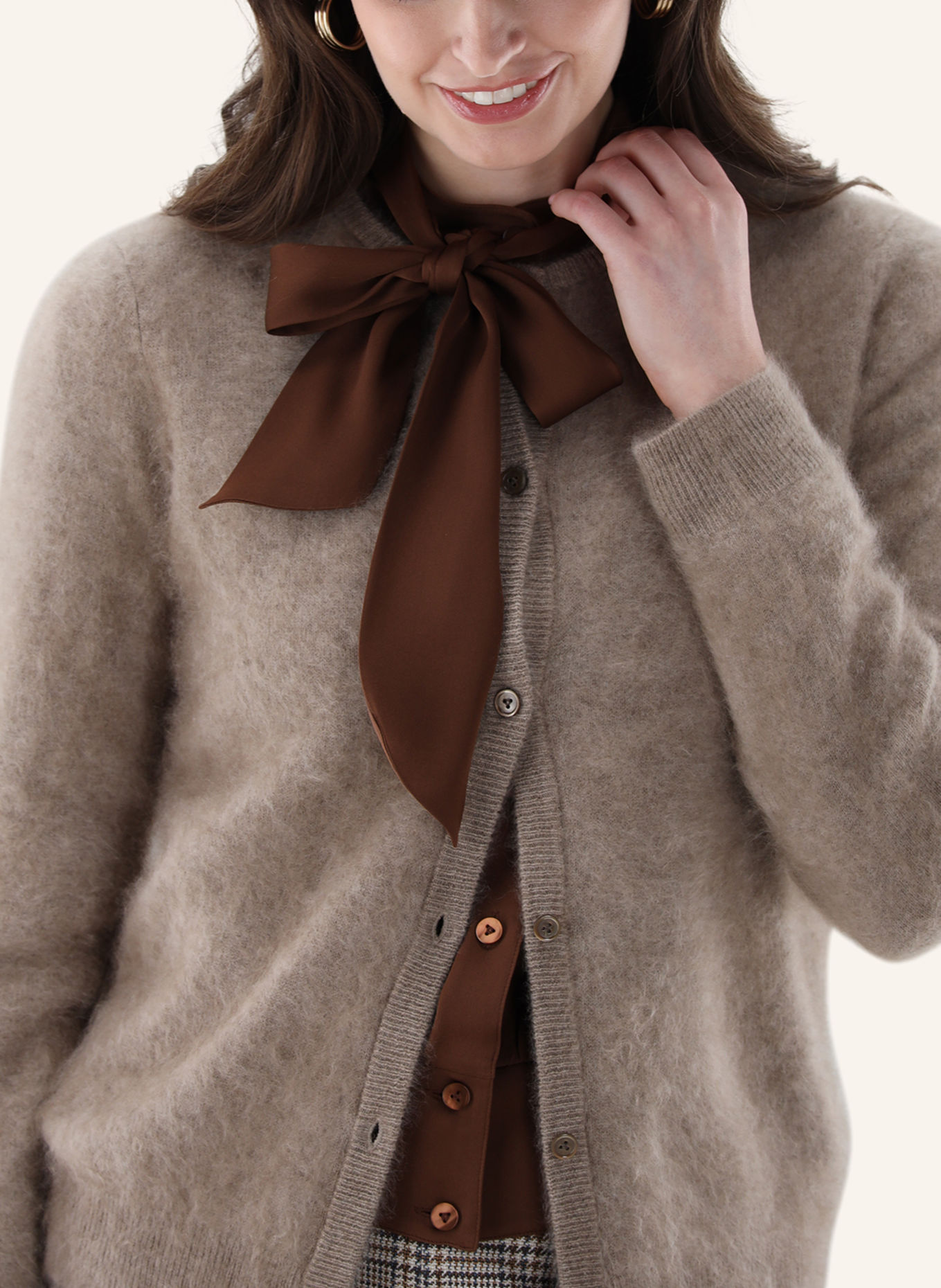 van Laack Vest: BEIGE / BRUIN