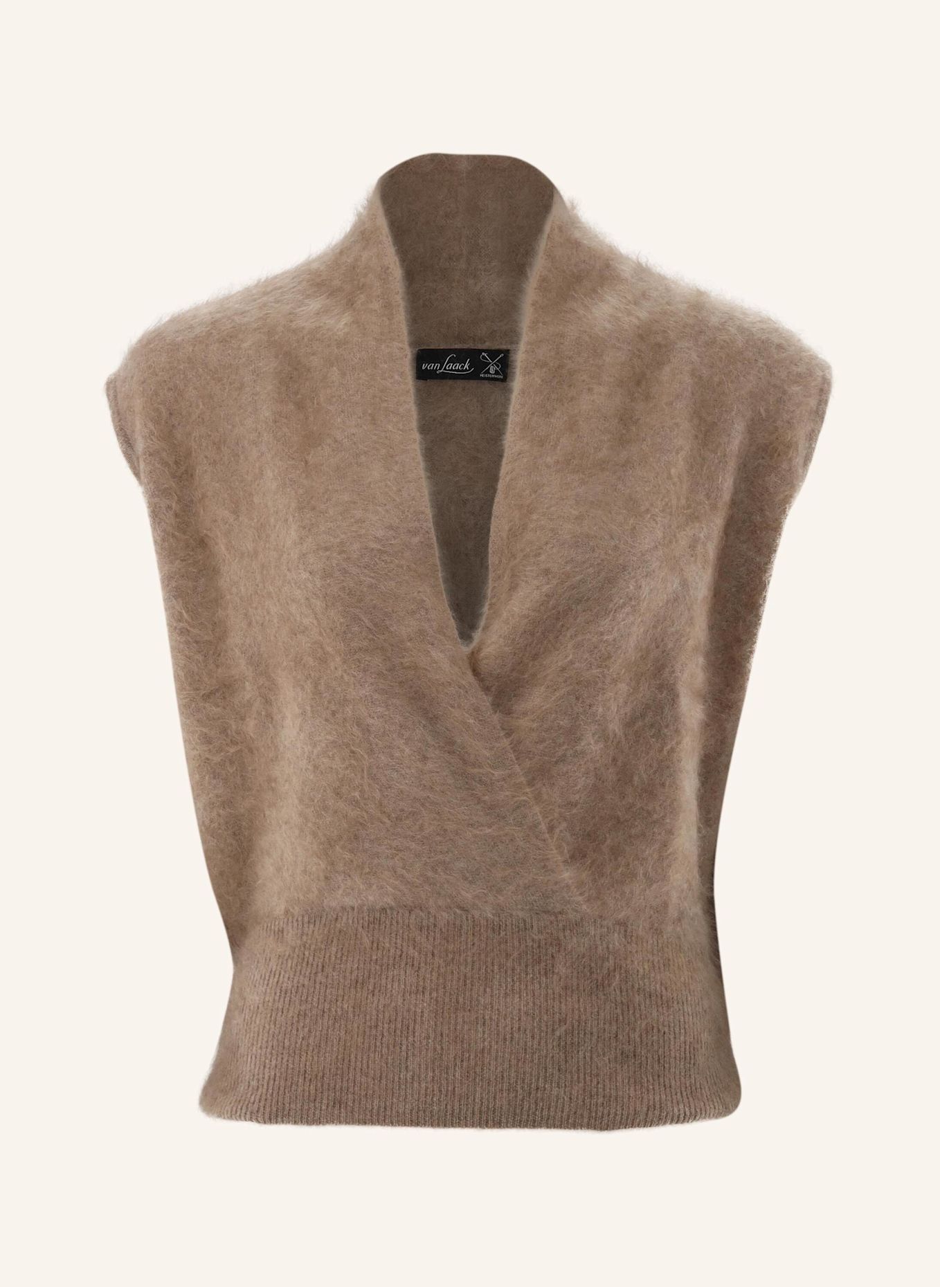 van Laack Stricktop: BEIGE / BRAUN