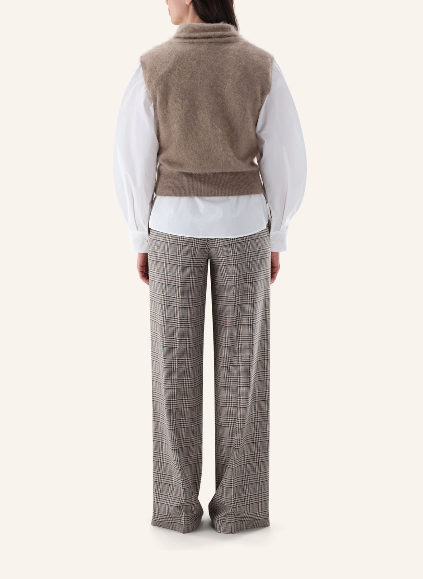 van Laack Stricktop: BEIGE / BRAUN