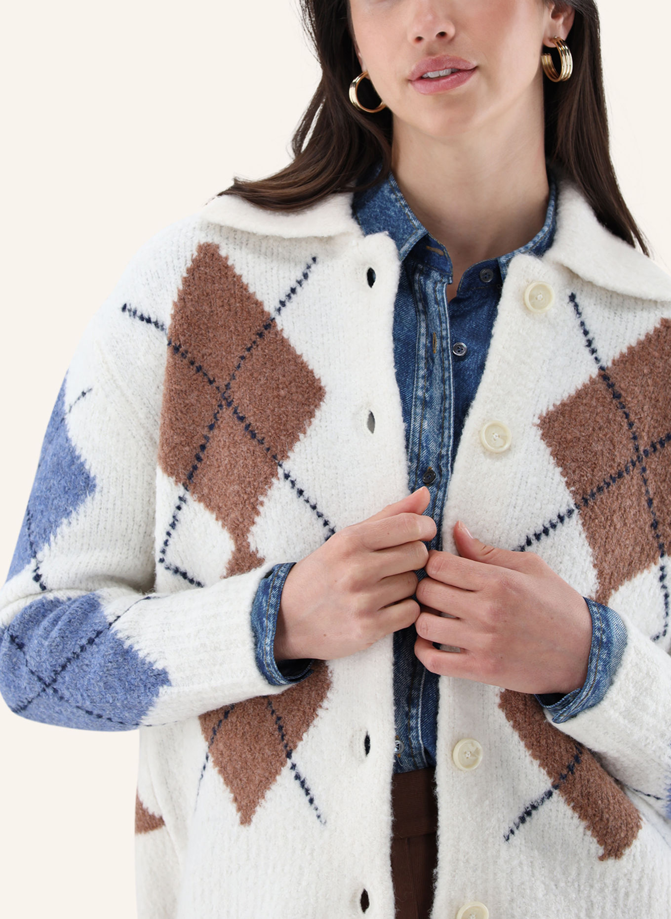 van Laack Vest: BEIGE / BRUIN